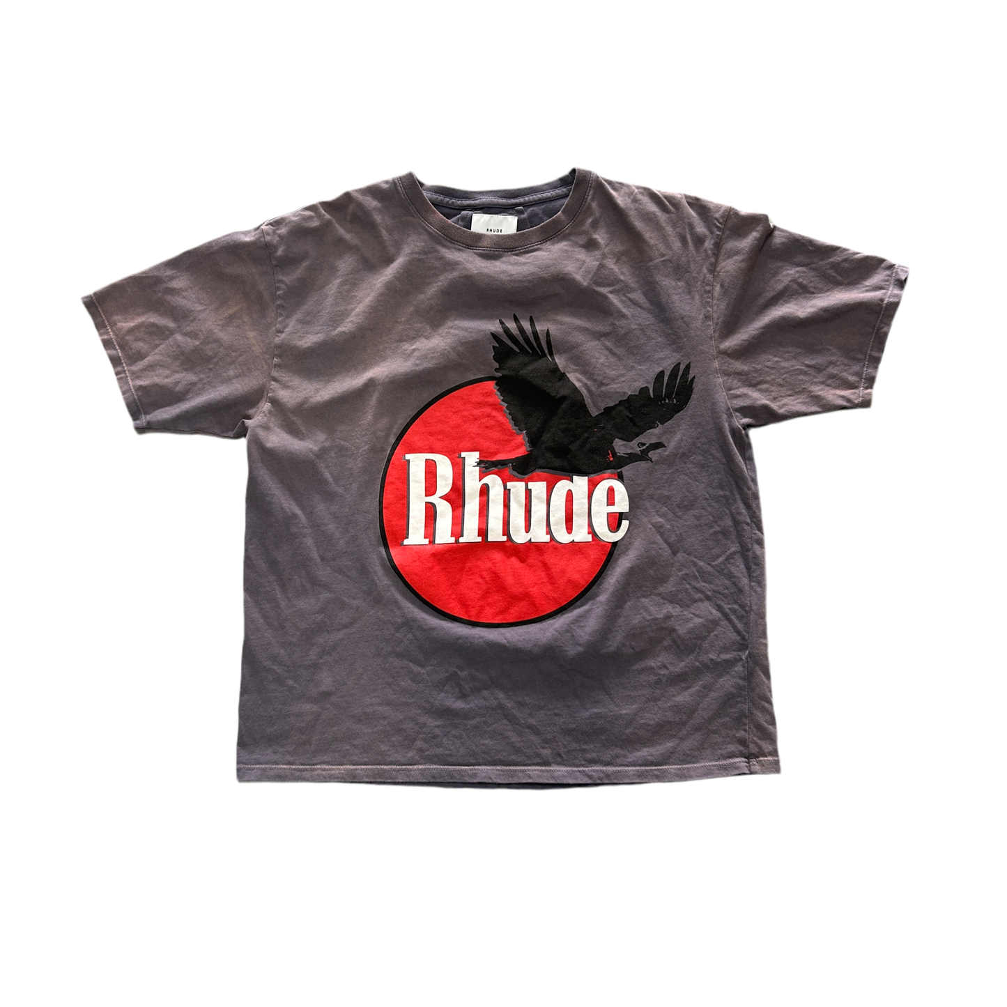 Rhude Vintage Wash Eagle Tee