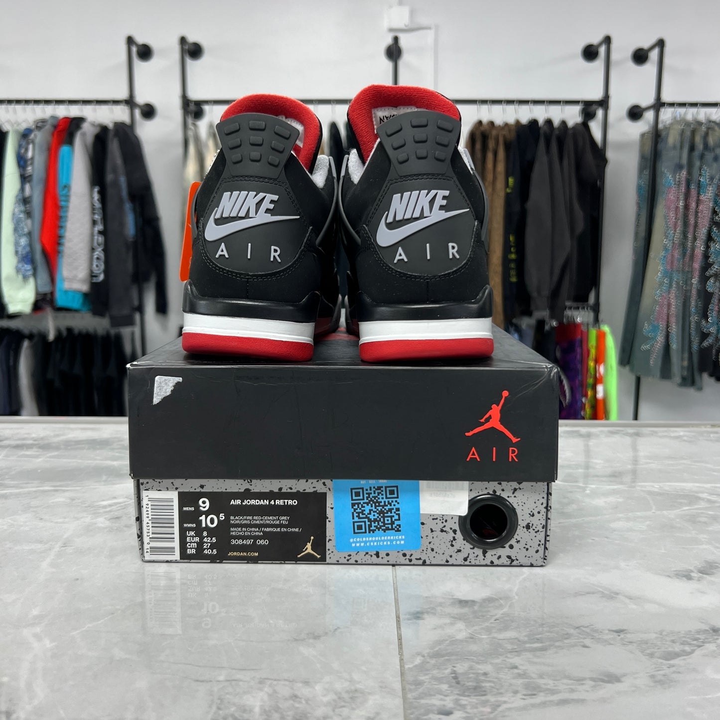 Air Jordan 4 Retro OG Bred 2019 (USED)