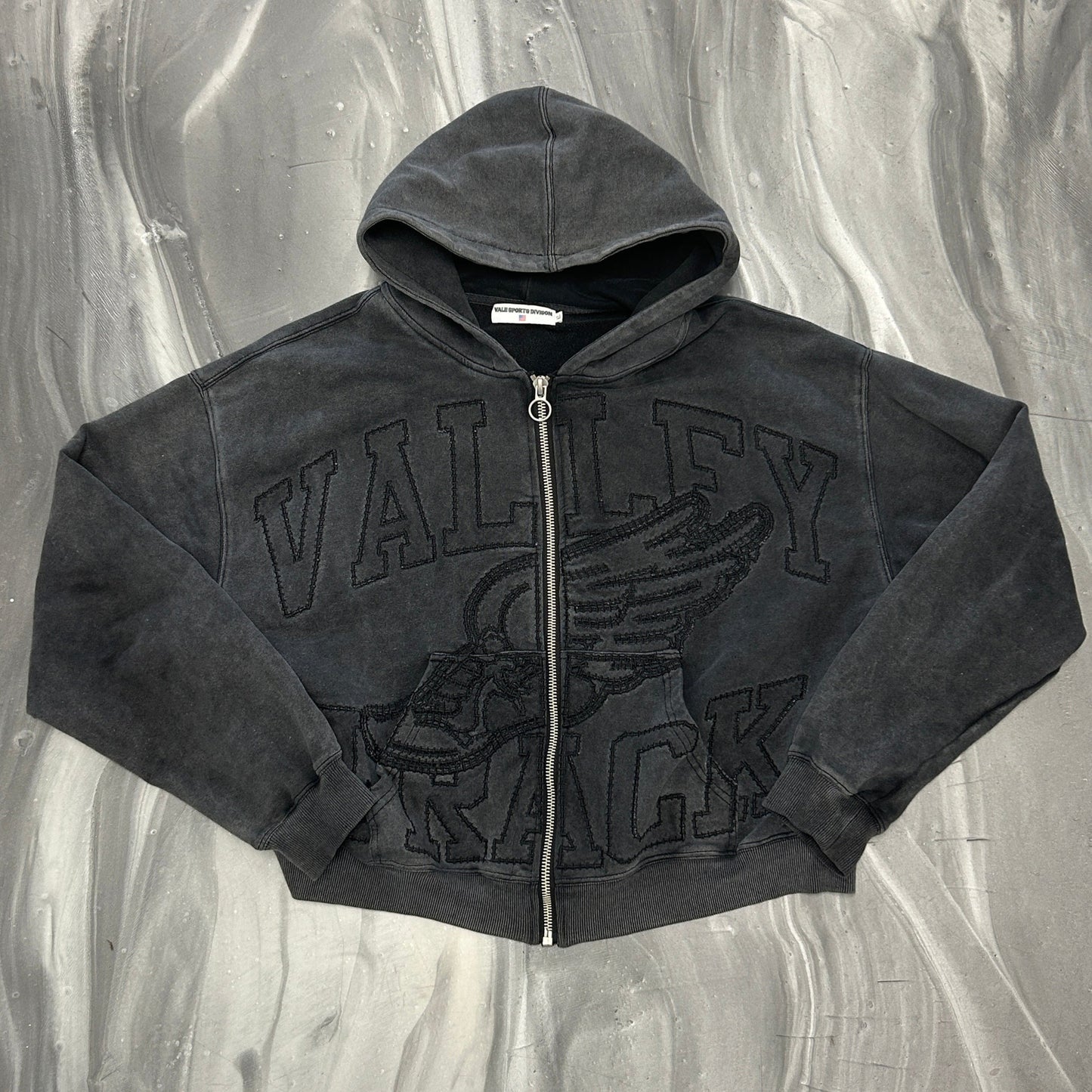 Vale Forever Track Zip Up Hoodie Black