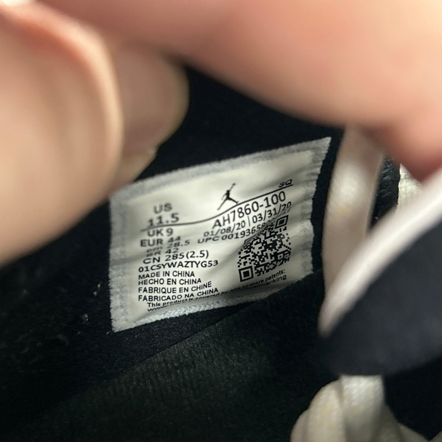 Jordan 11 Retro Low White Concord (USED NO BOX)