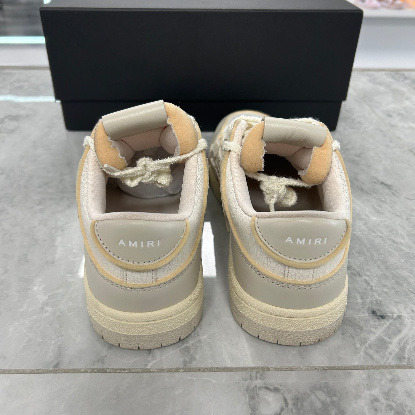 Amiri Skel Top Low 'Collegiate - Birch White' (USED)
