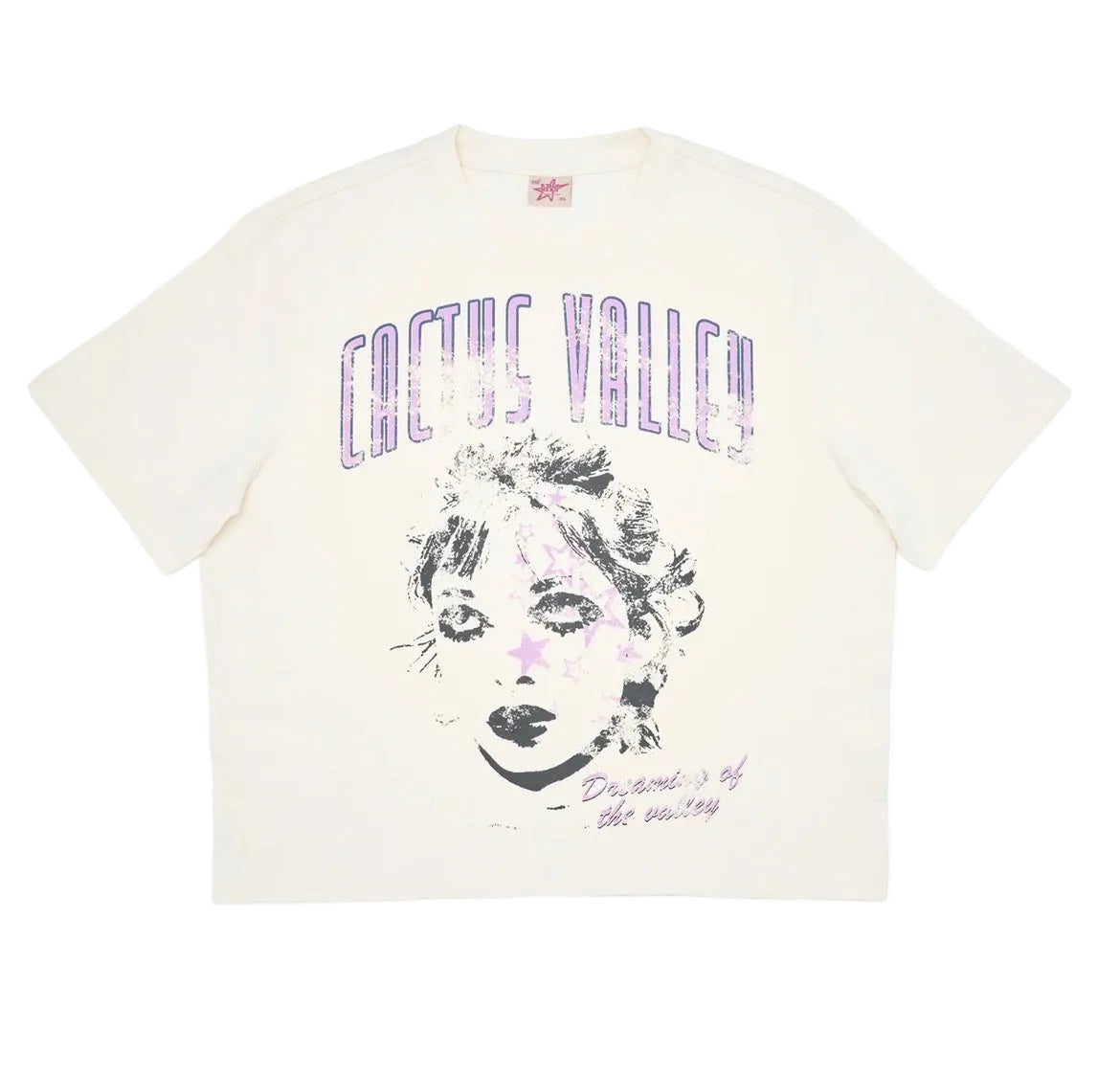 AZVA Dreamer tee in cream