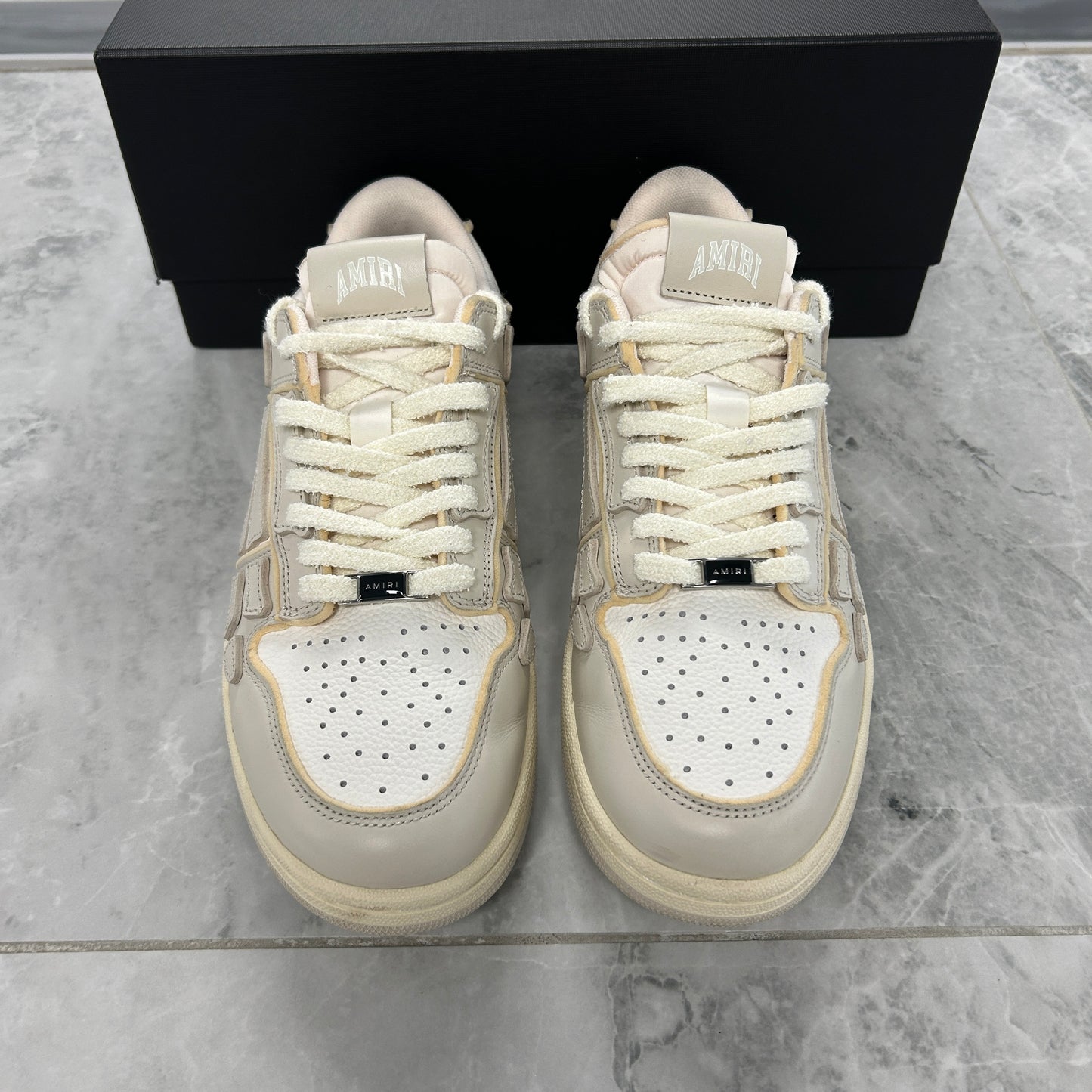 Amiri Skel Top Low 'Collegiate - Birch White' (USED)