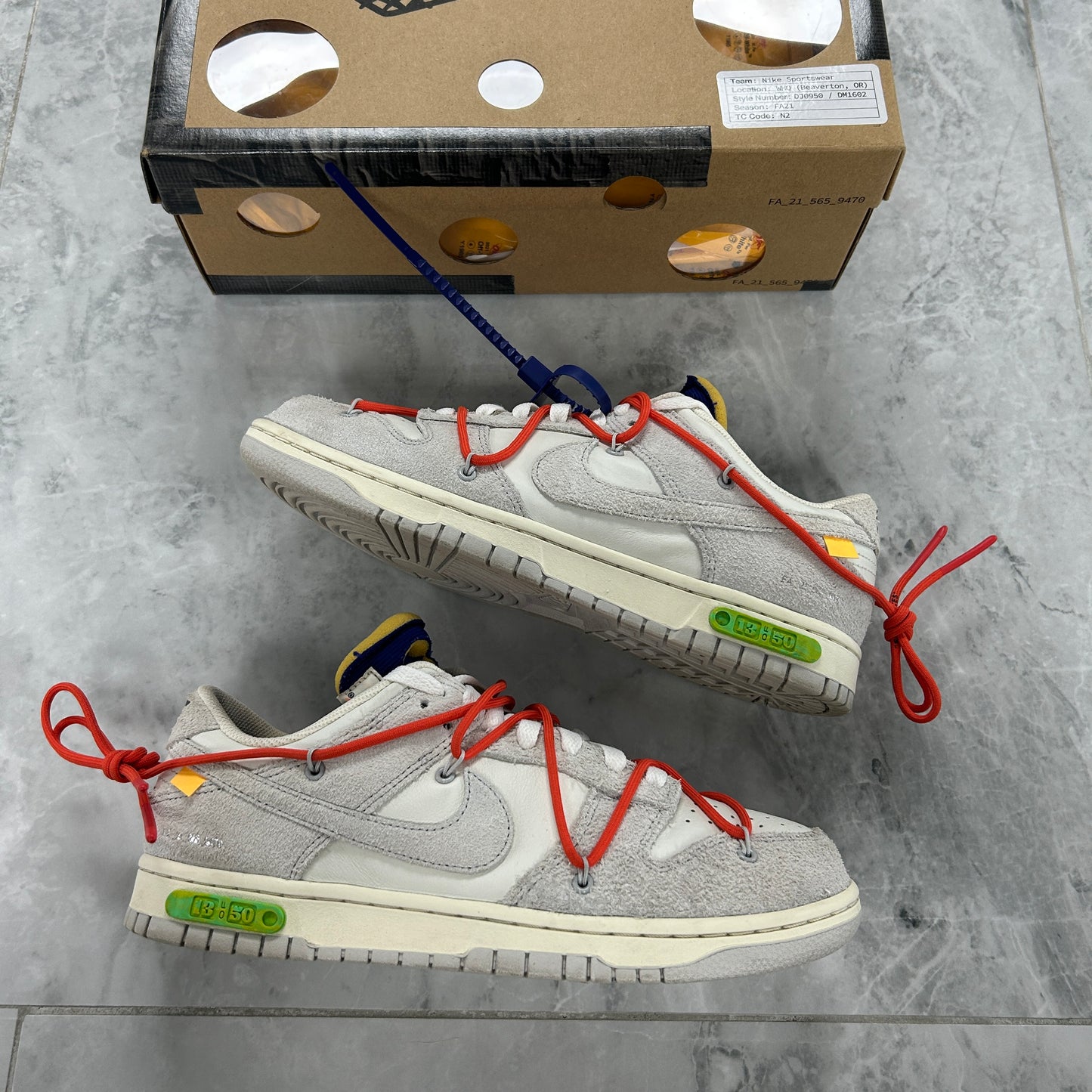 Nike Dunk Low Off-White Lot 13 (USED)