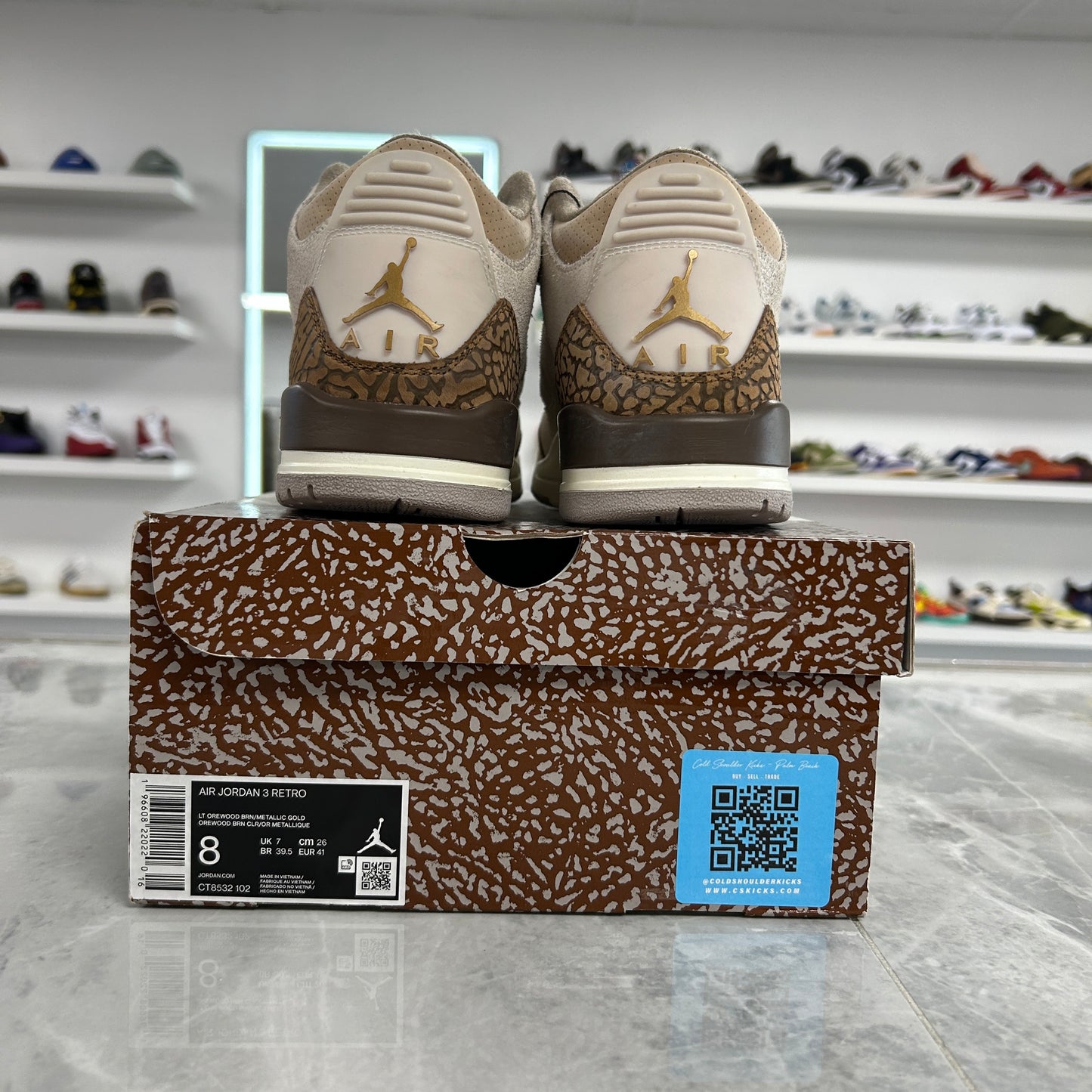 Air Jordan 3 Retro Palomino (USED)