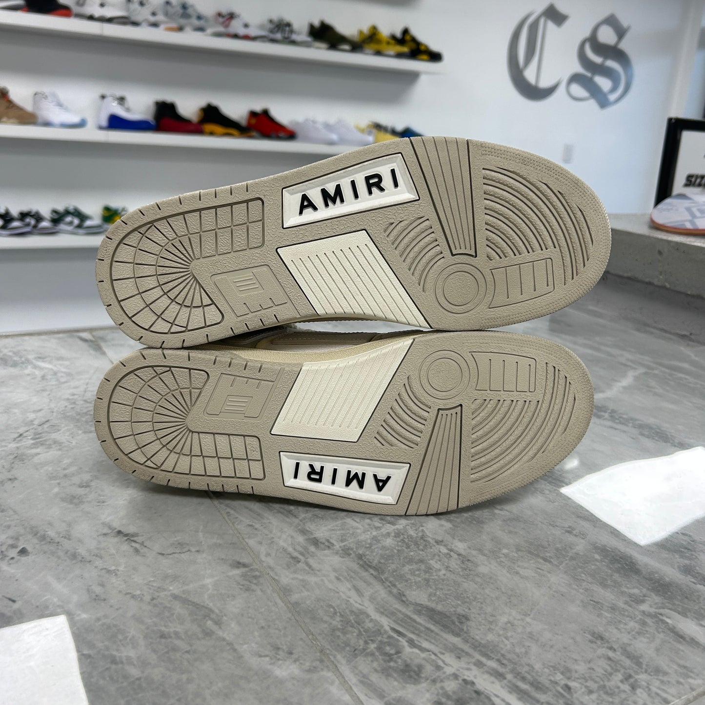 Amiri Skel Top Low 'Collegiate - Birch White' (USED)
