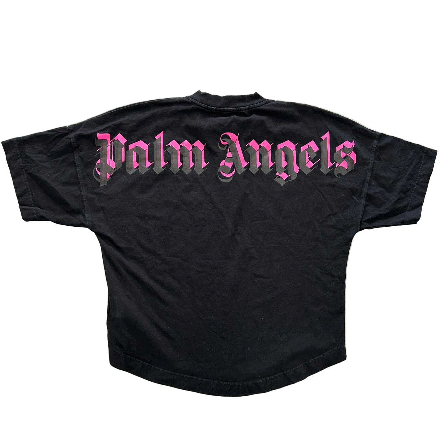 Palm Angels Hot Pink Spellout Tee