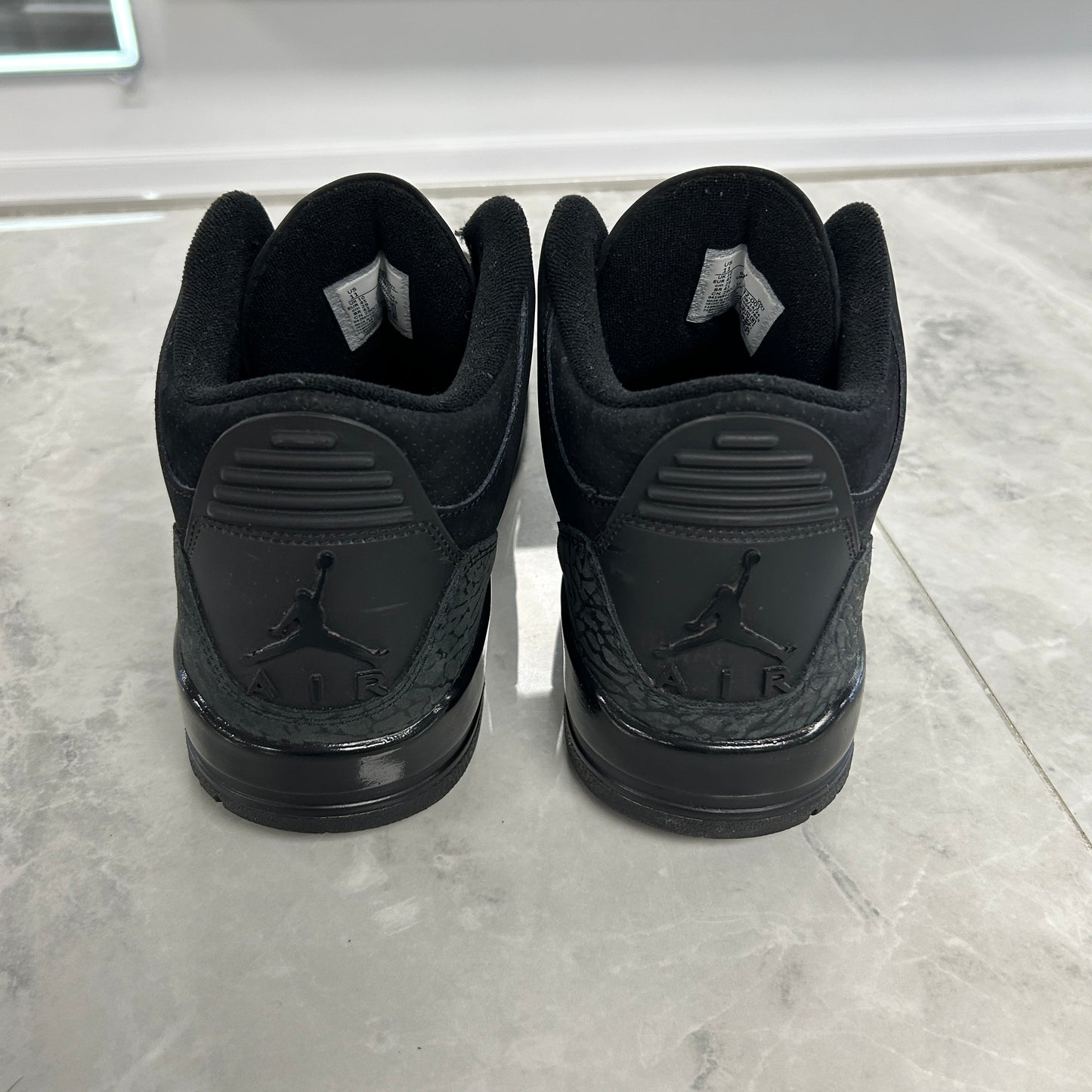 Jordan 3 Retro Black Cat (2025) (USED NO BOX)