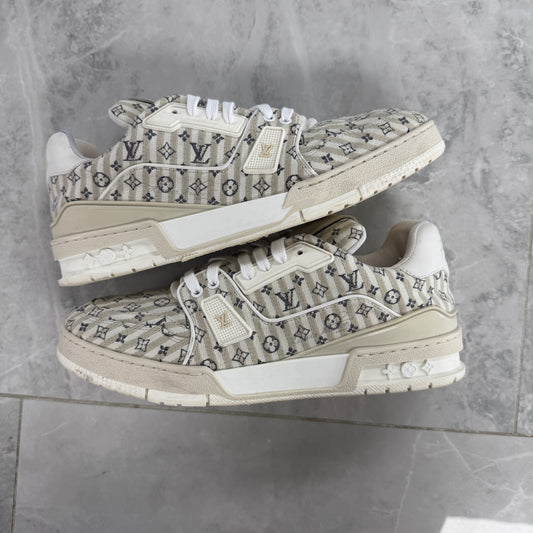 Louis Vuitton Mini Monogram Stripe Trainer Sneaker - view 2