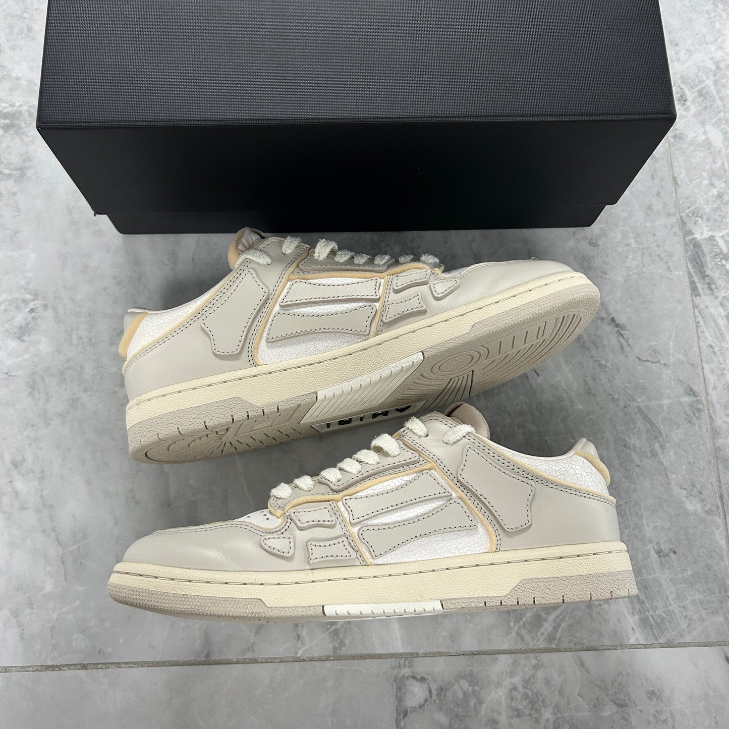 Amiri Skel Top Low 'Collegiate - Birch White' (USED)
