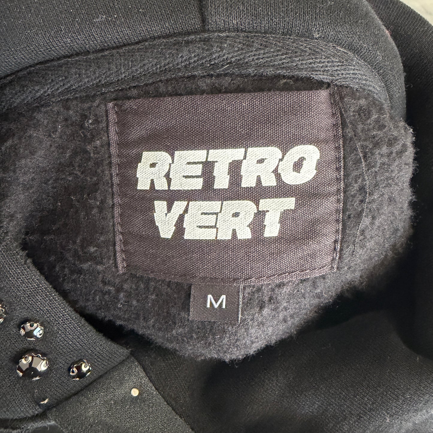 Retrovert Never Been Normal Hoodie Black