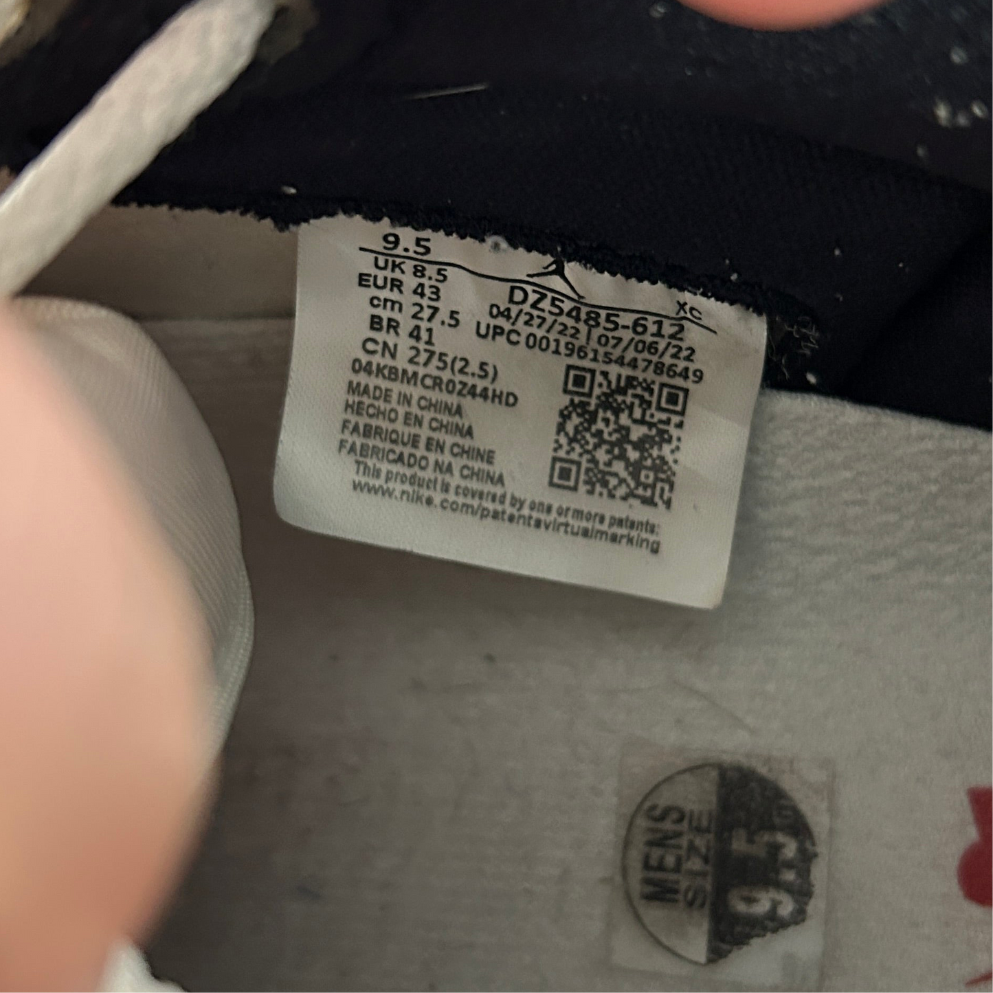 Air Jordan 1 Retro High OG Chicago Lost & Found (USED)