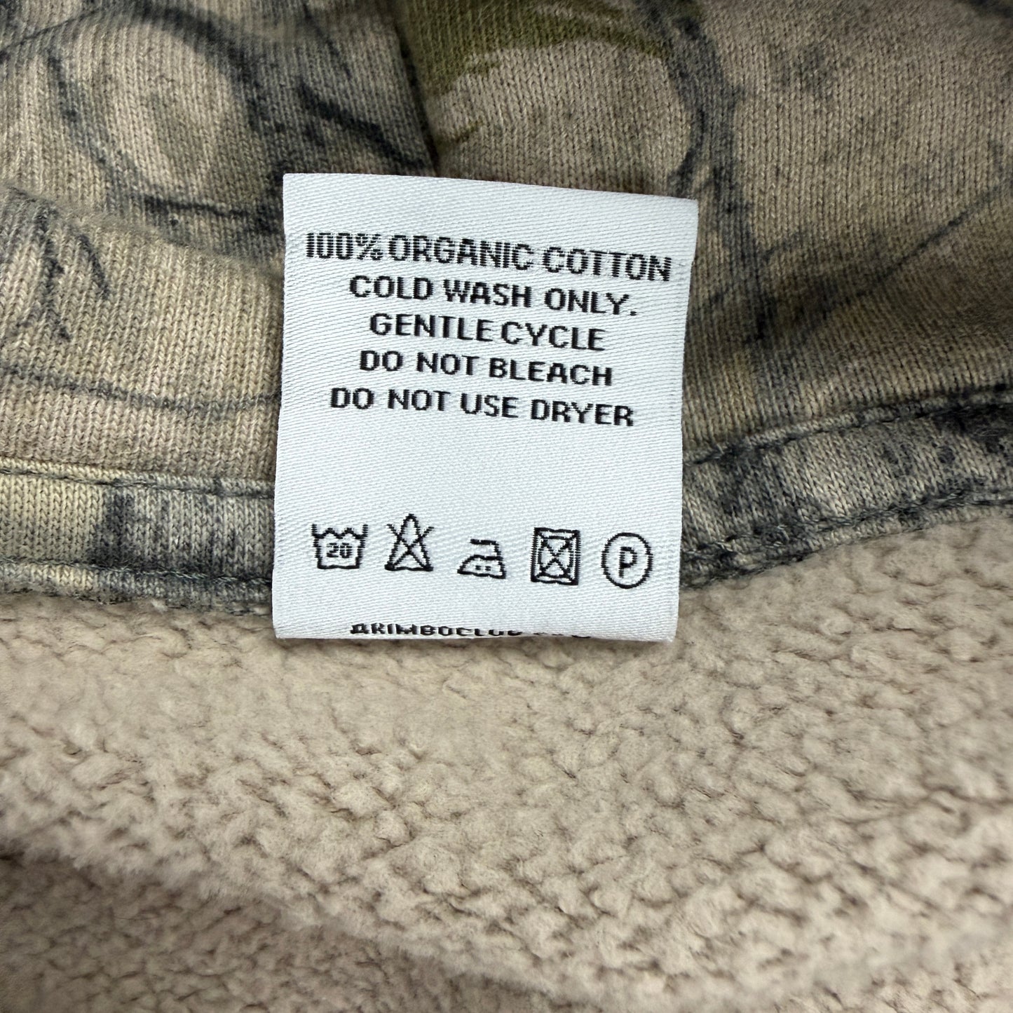 Akimbo Tree Camo Zip Up Hoodie