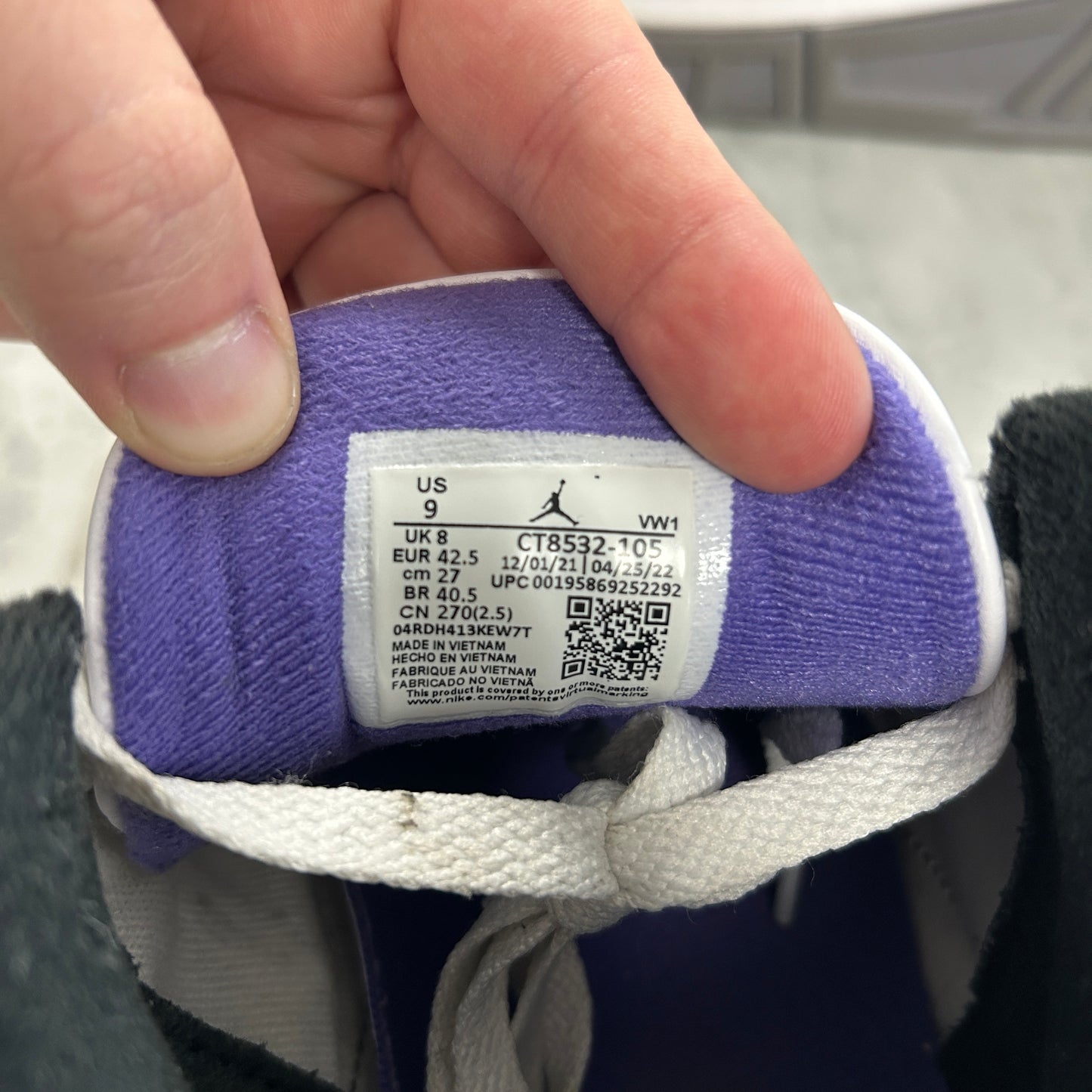 Air Jordan 3 Retro Dark Iris (USED)