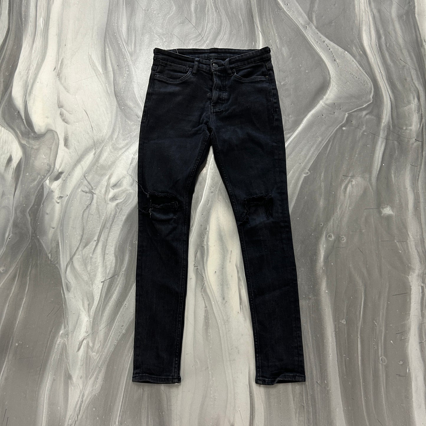 Ksubi Van Winkle Black Slice Denim