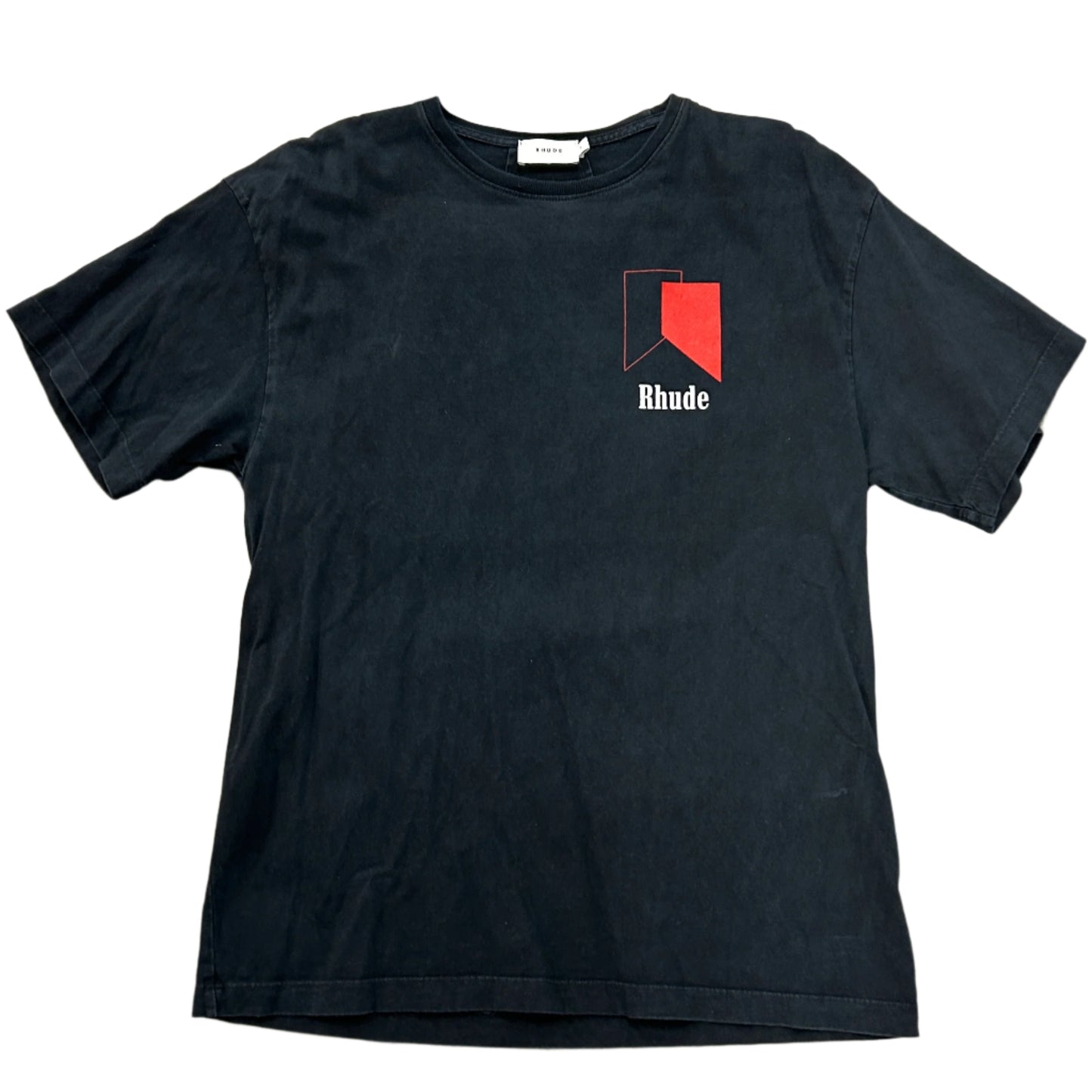 Rhude Track Logo Tee Black