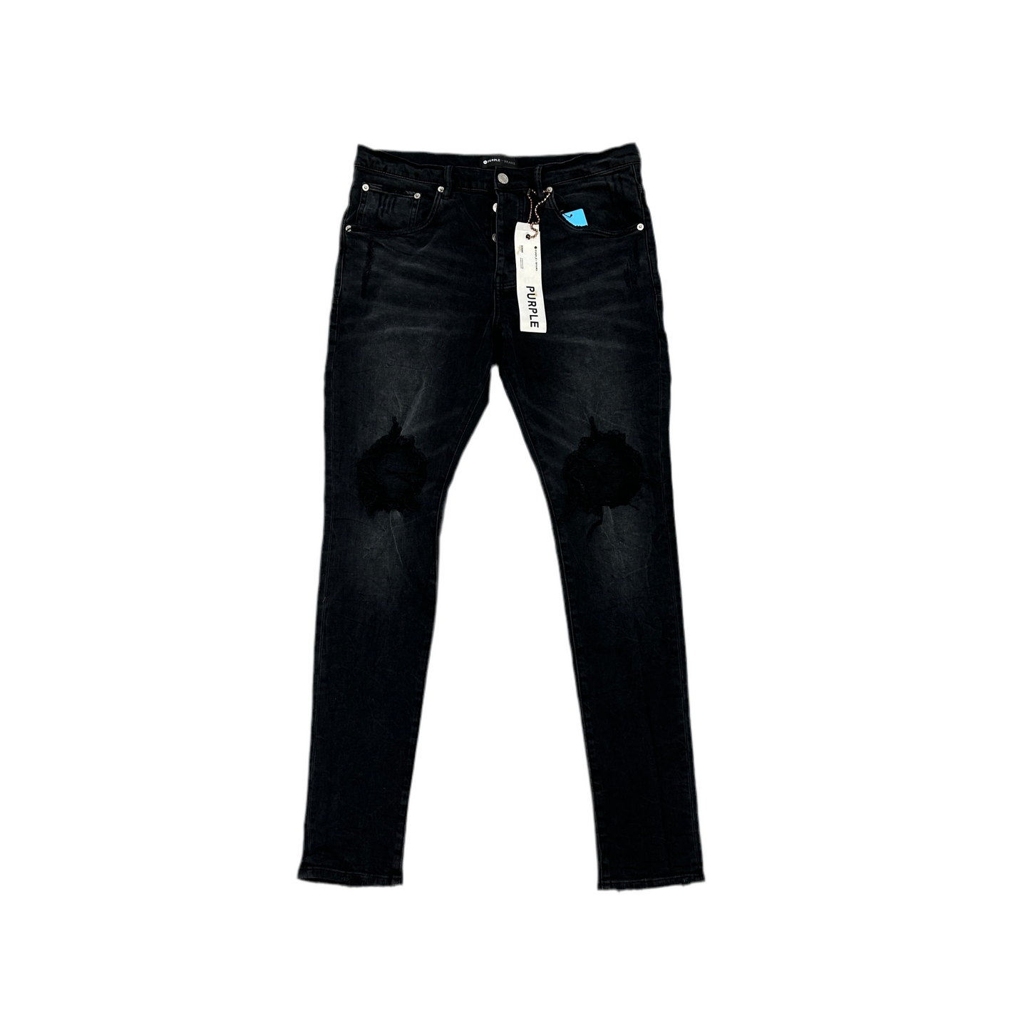 Purple P002 Black Skinny Jeans