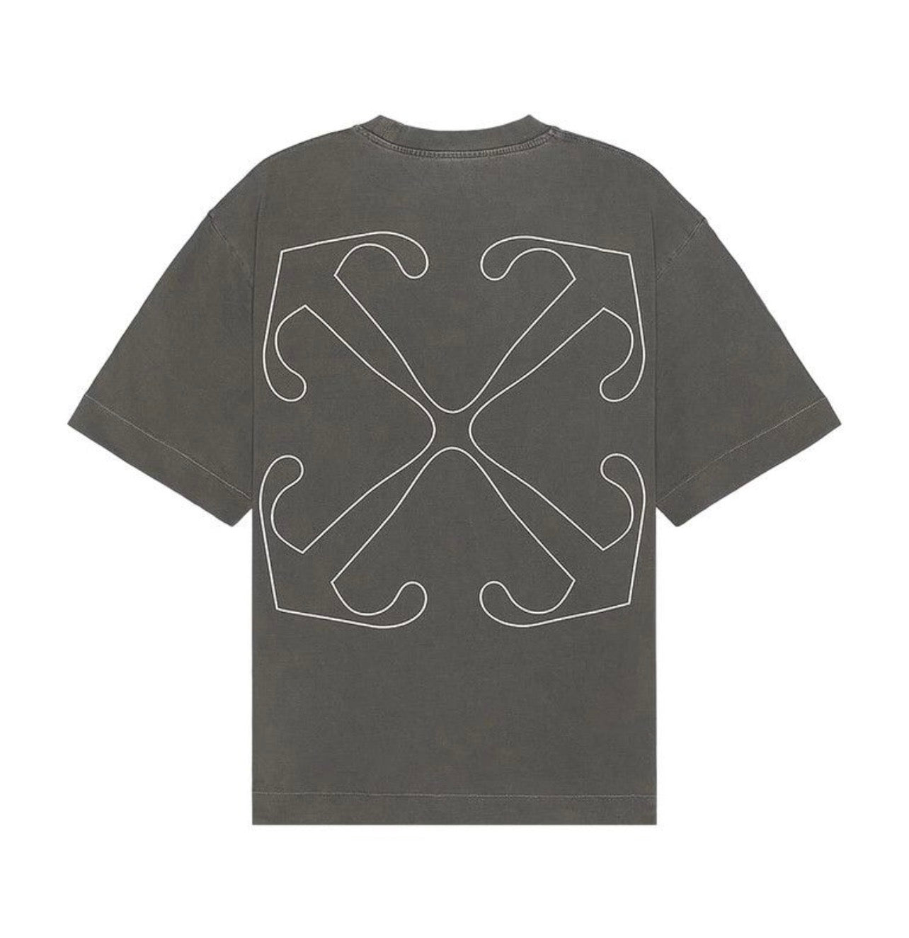 Off-White Outline Arrow Skate Short Sleeve Tee Black/White