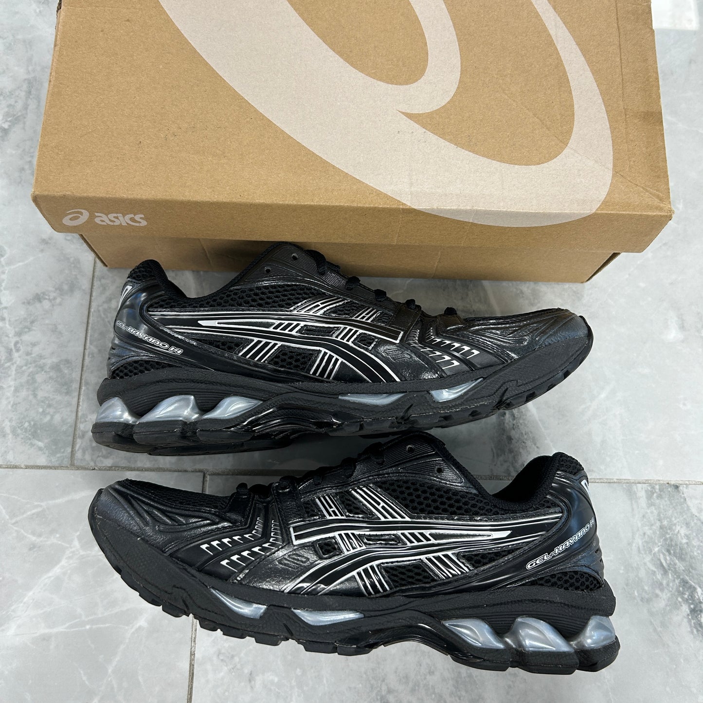 ASICS Gel-Kayano 14 Black Pure Silver (Used)