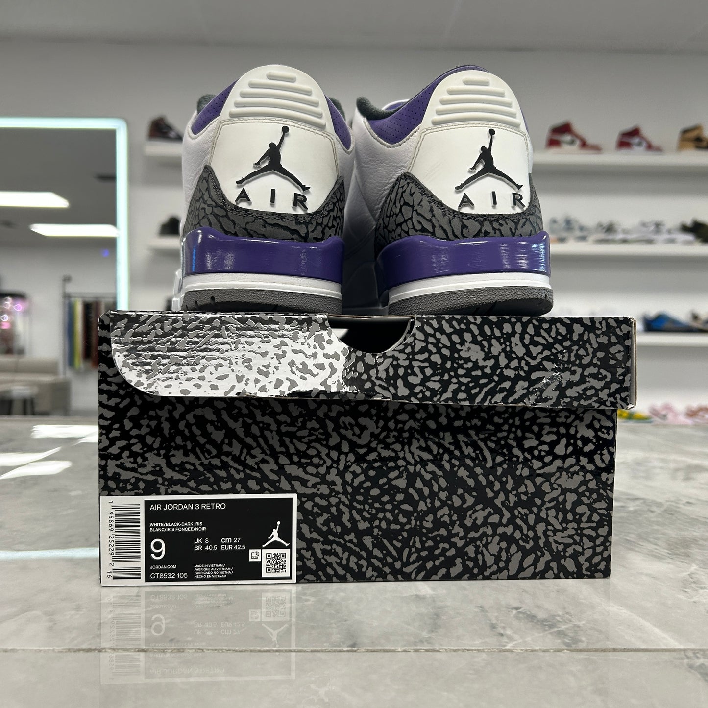 Air Jordan 3 Retro Dark Iris (USED)
