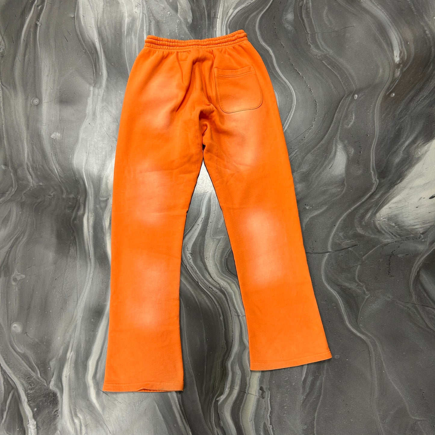 Hellstar Fire Flare Bottom Sweatpants Orange Dye