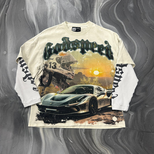 Godspeed Sunset Drift Layered Tee Bone