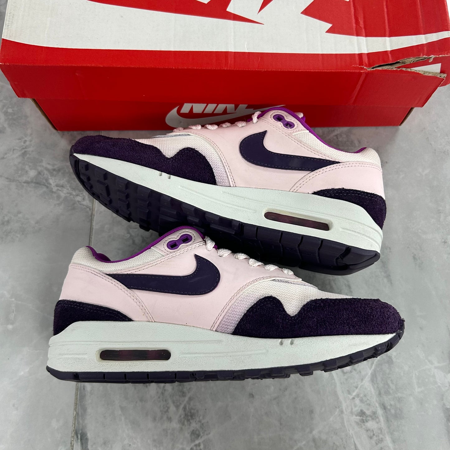 Nike Air Max 1 Light Soft Pink Grand Purple (USED)