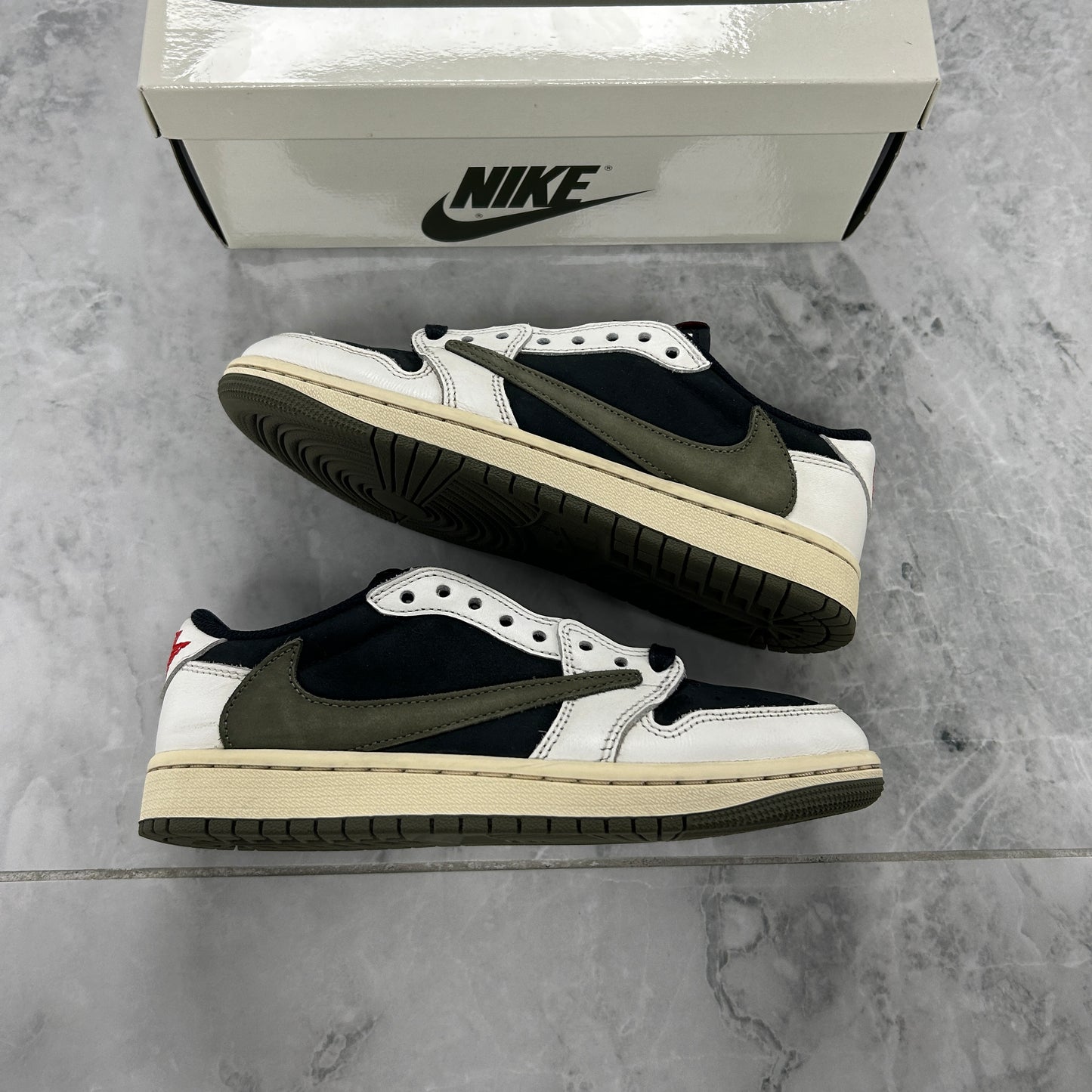 Jordan 1 Retro Low OG SP Travis Scott Olive (USED)