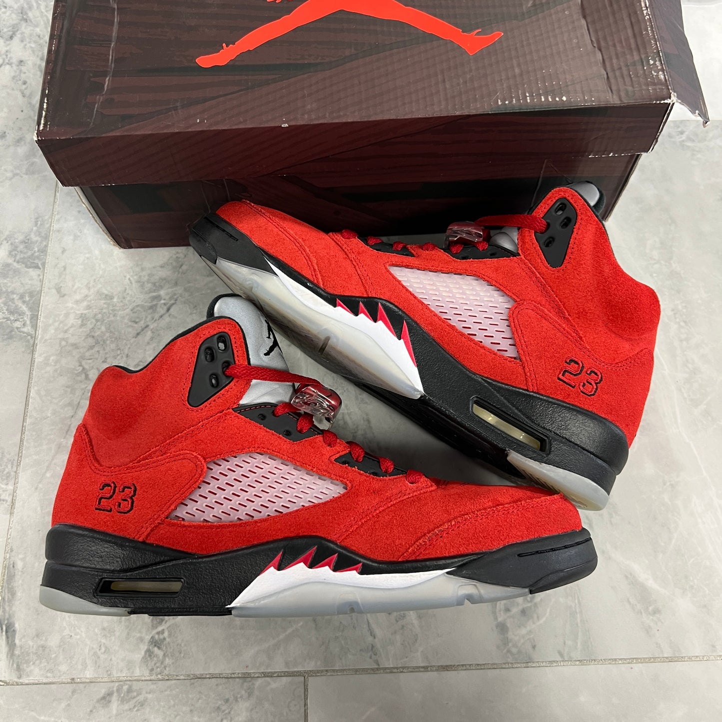 Jordan 5 Retro Raging Bull Red (2021)(Used)