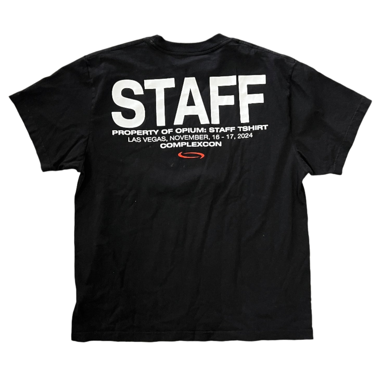 Opium x ComplexCon Staff Tee Black