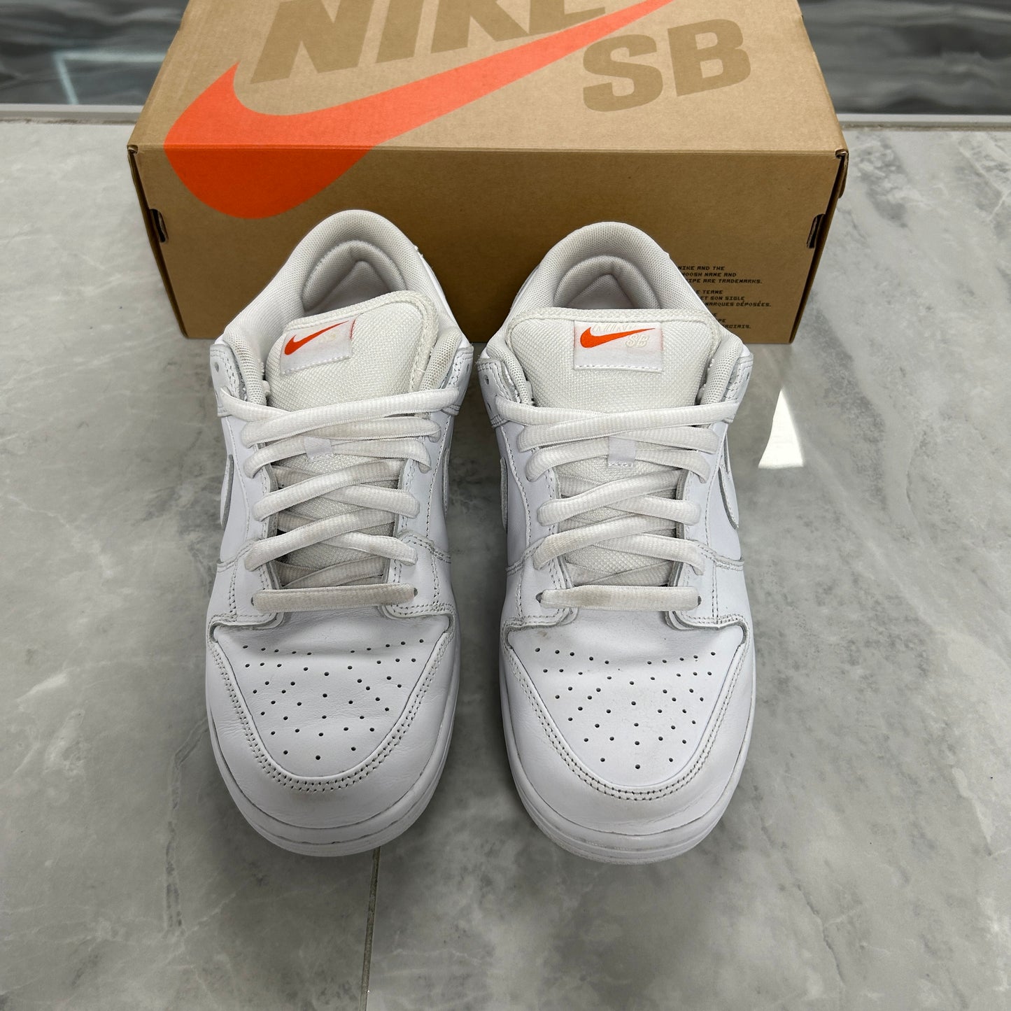 Nike SB Dunk Low Pro Triple White (USED)