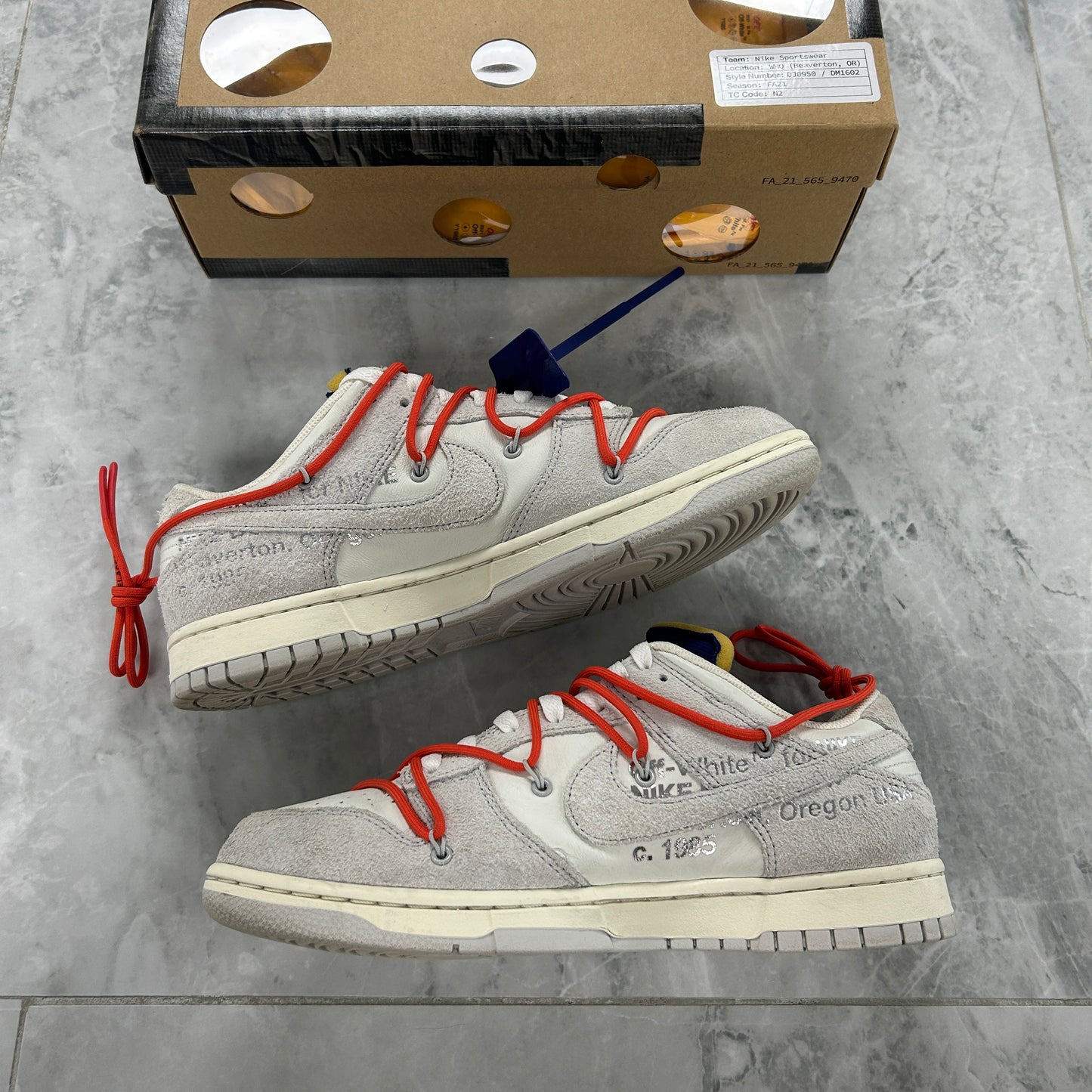 Nike Dunk Low Off-White Lot 13 (USED)