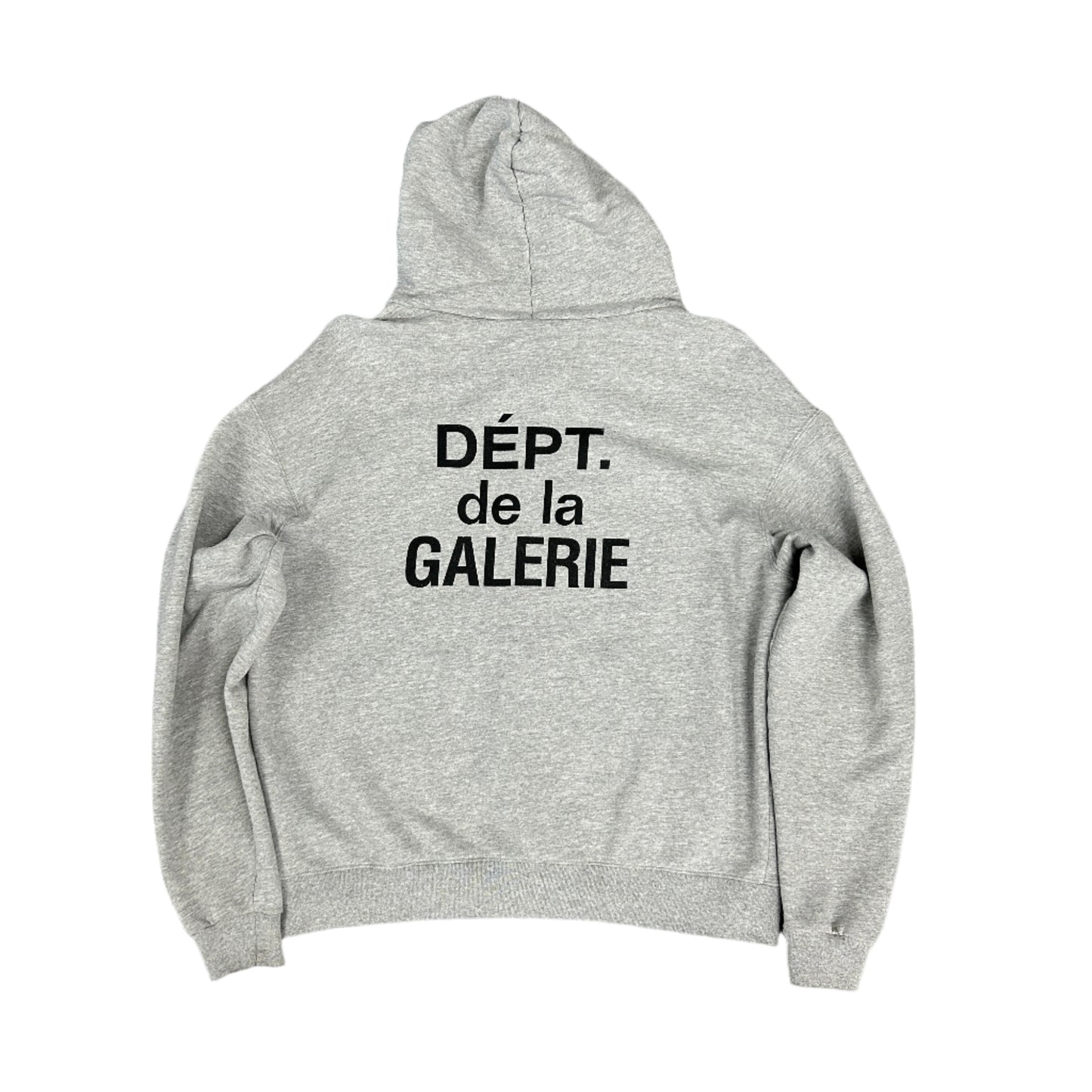 Gallery Dept. Grey French Logo Zip Up Hoodie