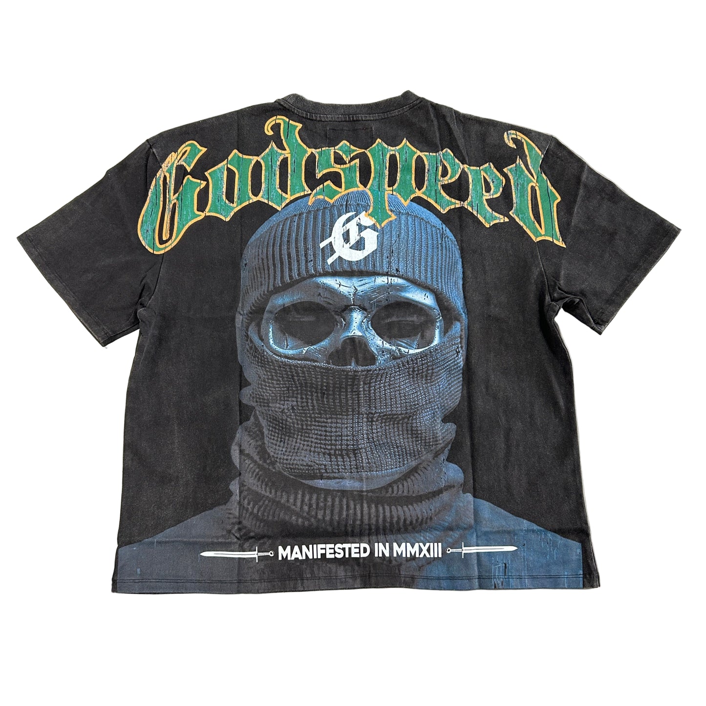 Godspeed Balaclava Tee Black/Green