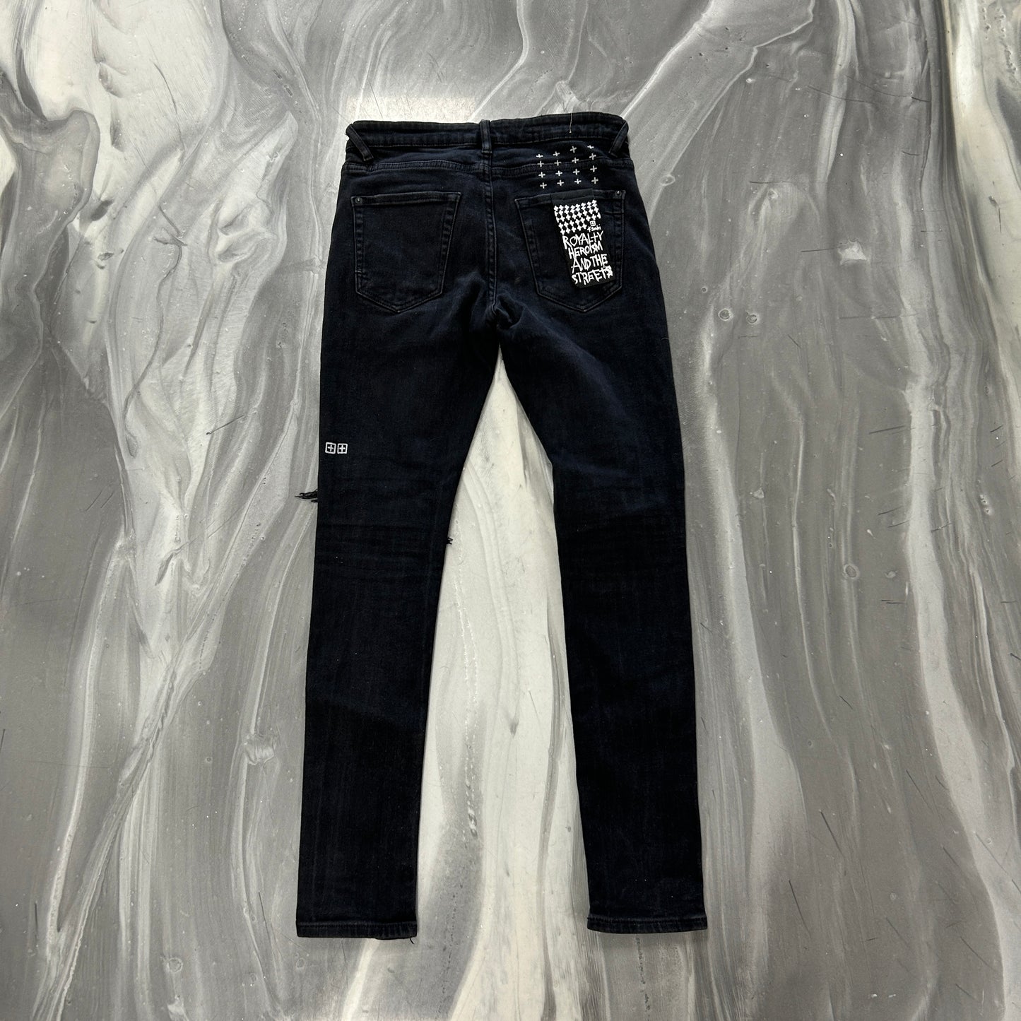 Ksubi Van Winkle Black Slice Denim