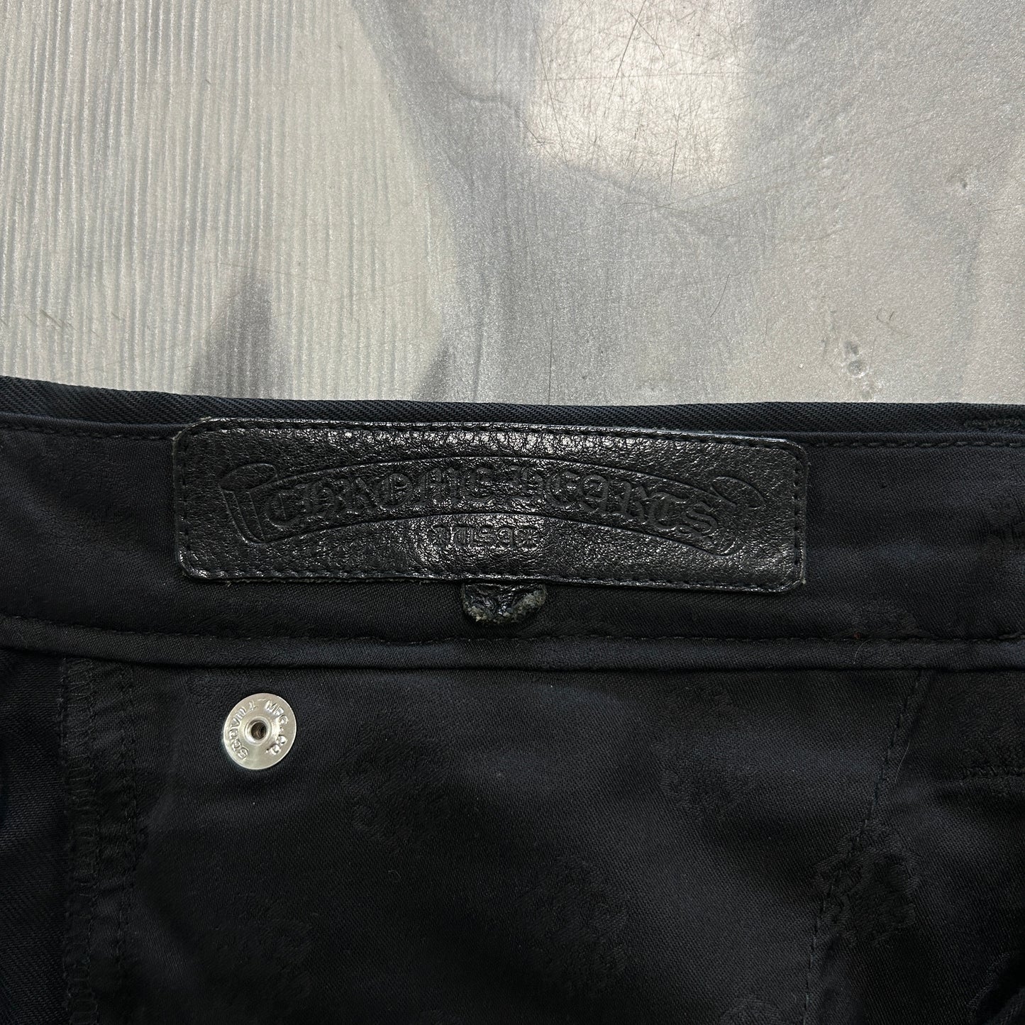 Chrome Hearts Matty Boy 99 Eye Black Chino Pants