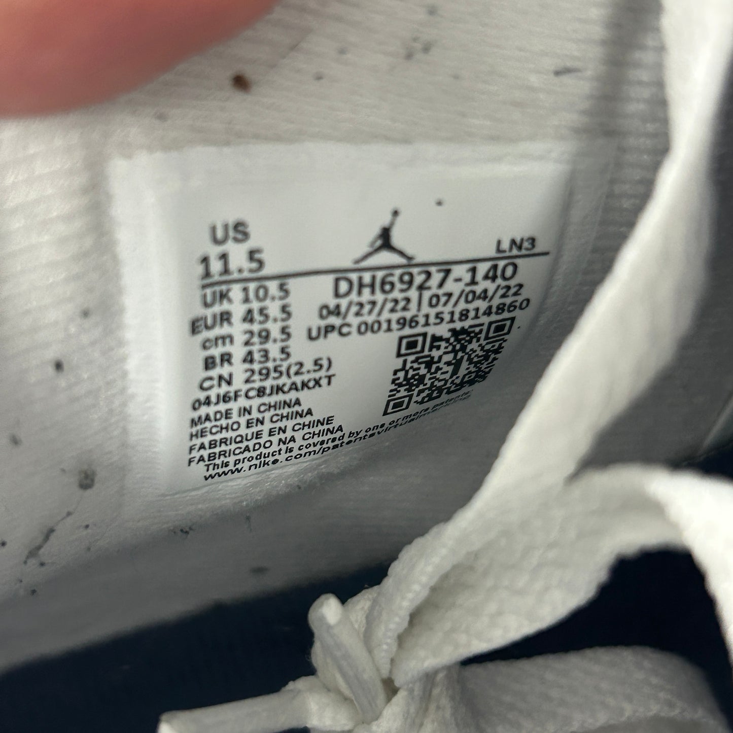Jordan 4 Retro Midnight Navy (USED NO BOX)