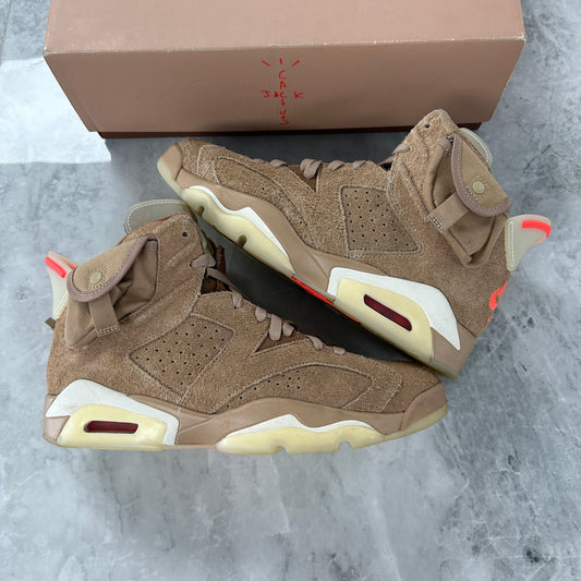 Air Jordan 6 Retro x Travis Scott British Khaki — view 2