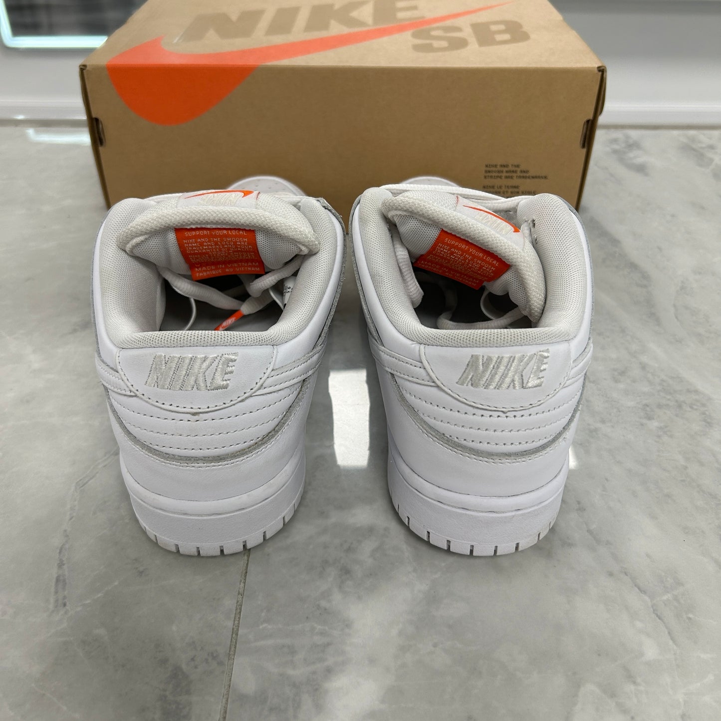 Nike SB Dunk Low Pro Triple White (USED)