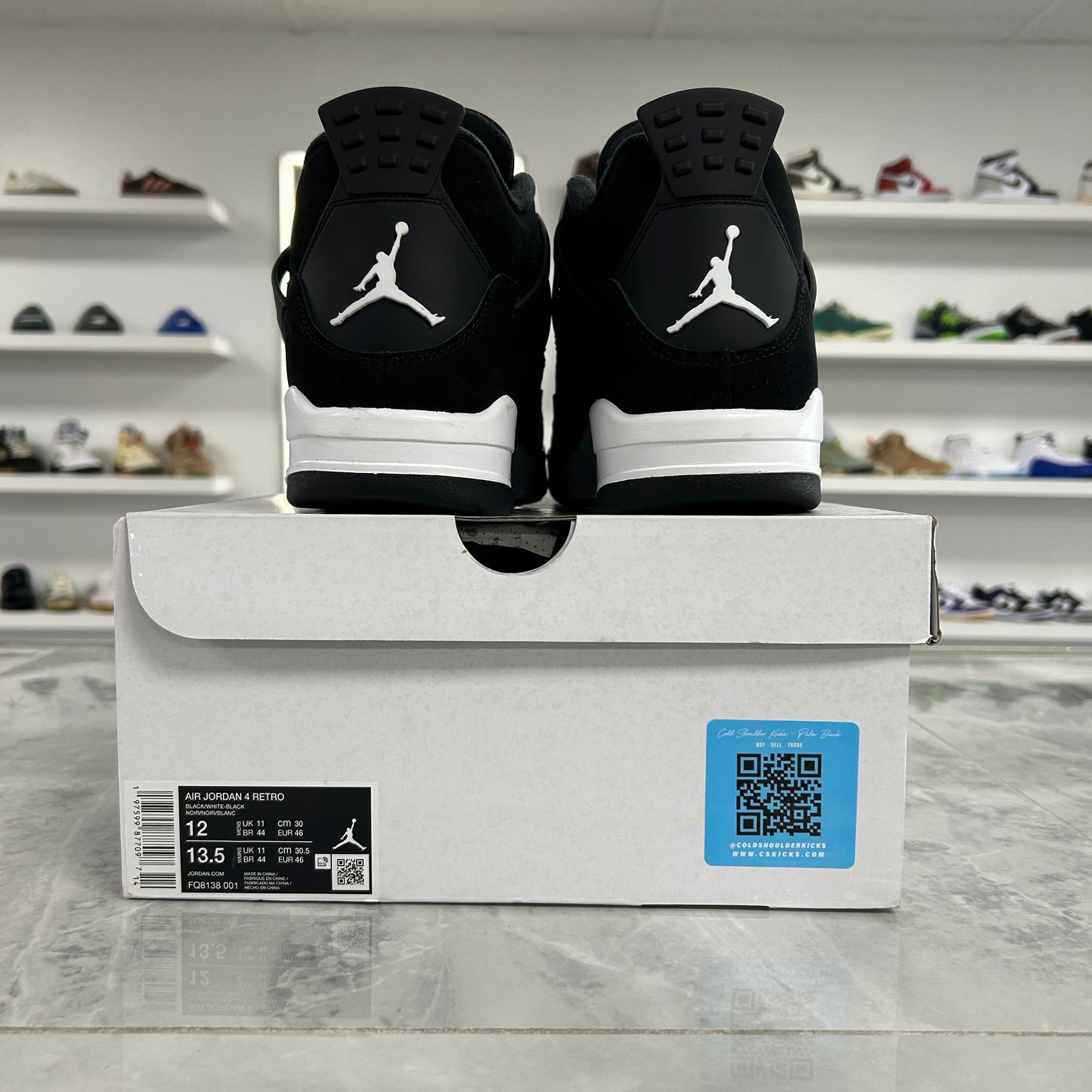 Jordan 4 Retro White Thunder (Used)
