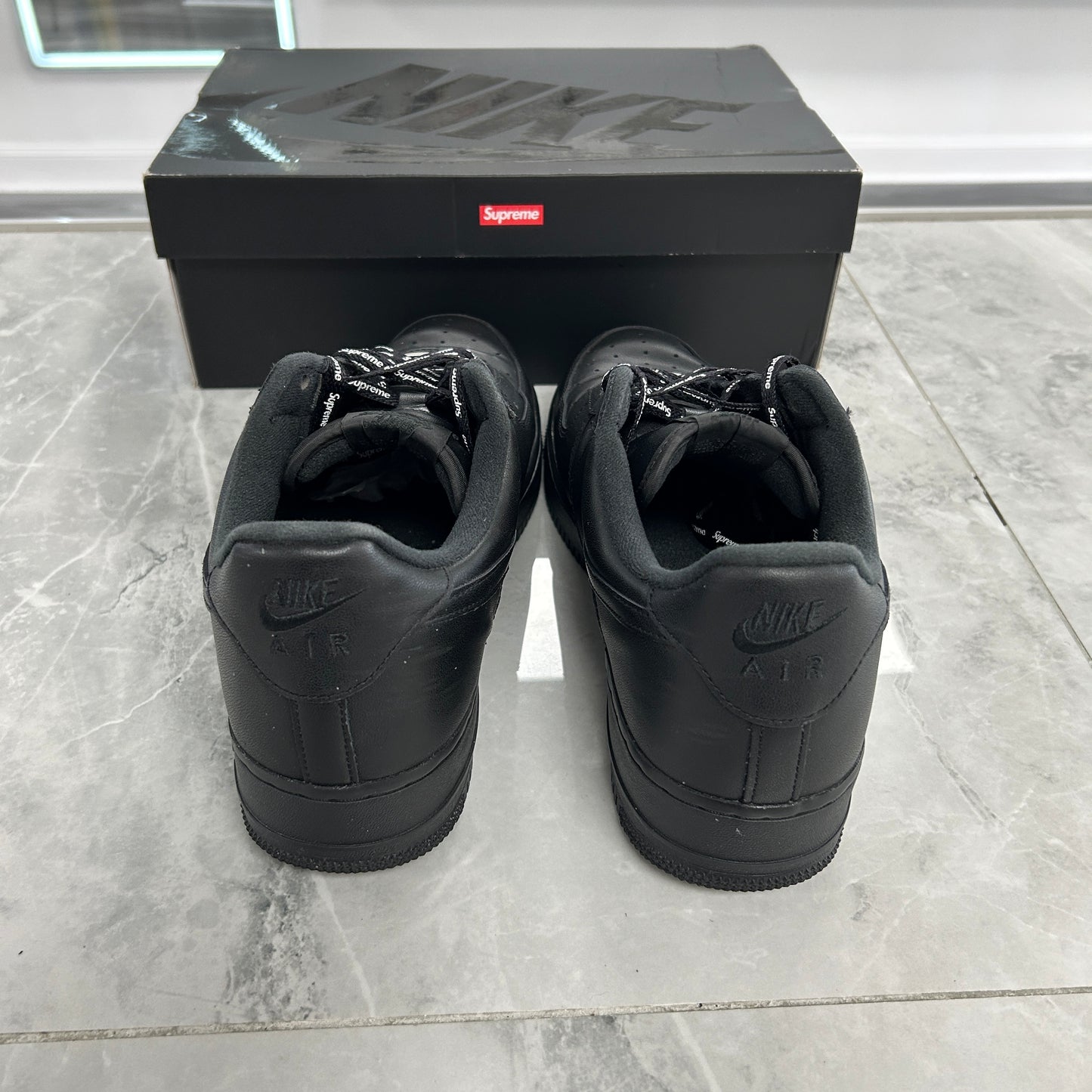 Nike Air Force 1 Low Supreme Black (USED)