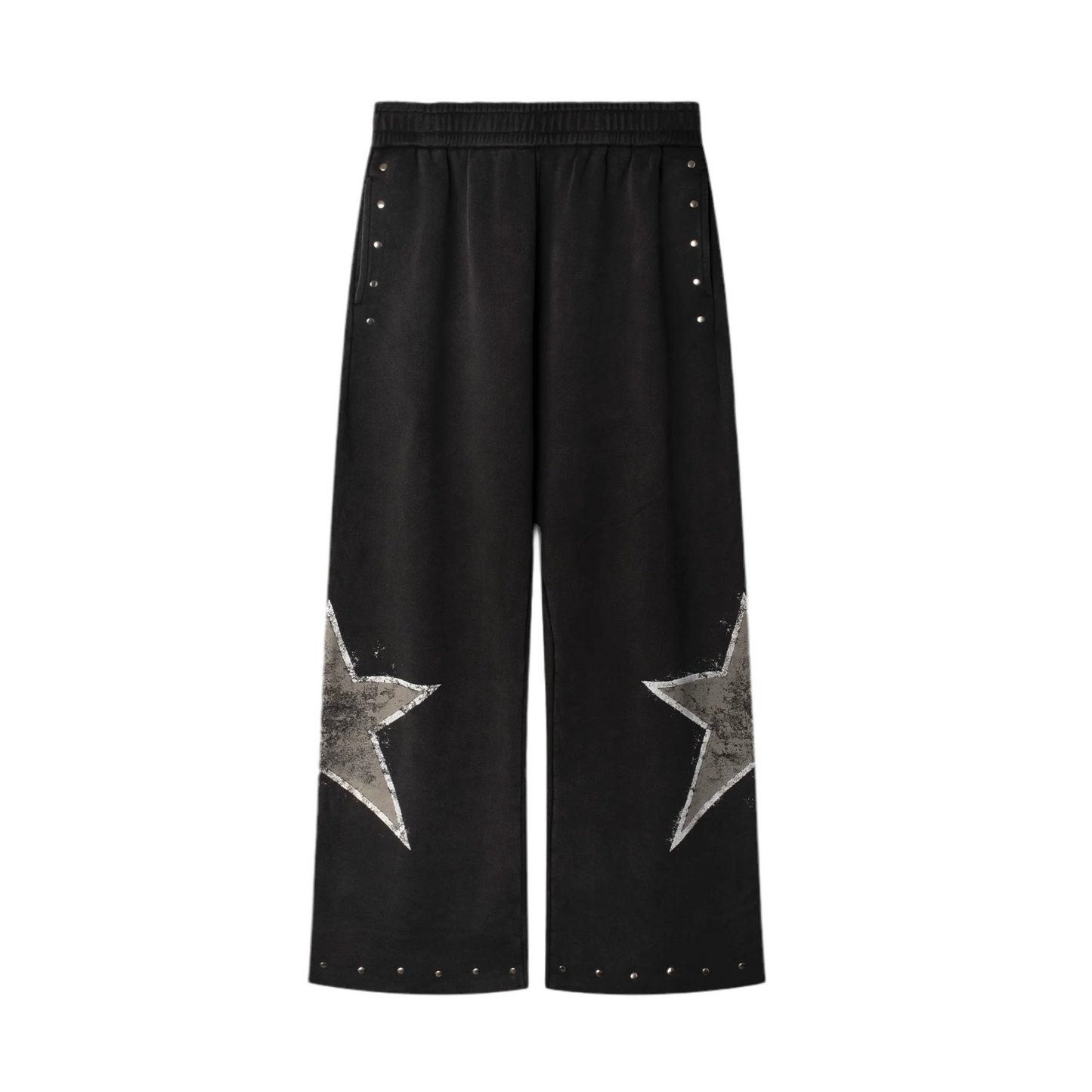 Vague Star Studded Sweatpants Black