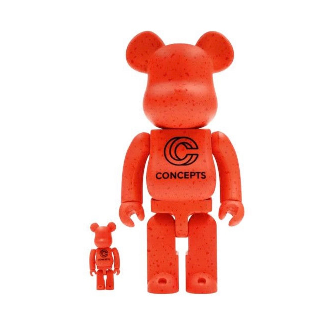 BE@RBRICK × Concepts Lobster 100% & 400% Set Orange