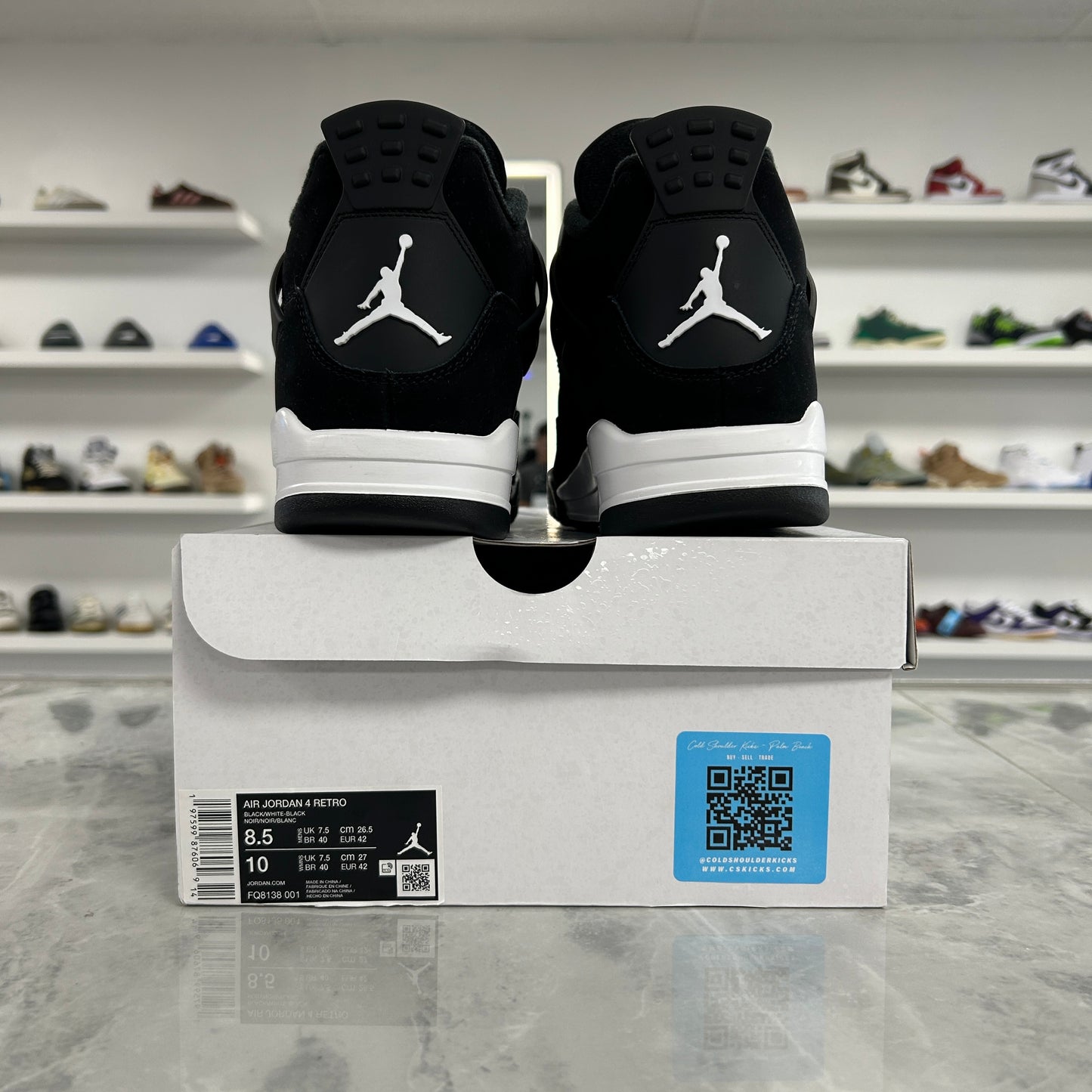 Jordan 4 Retro White Thunder (Used)