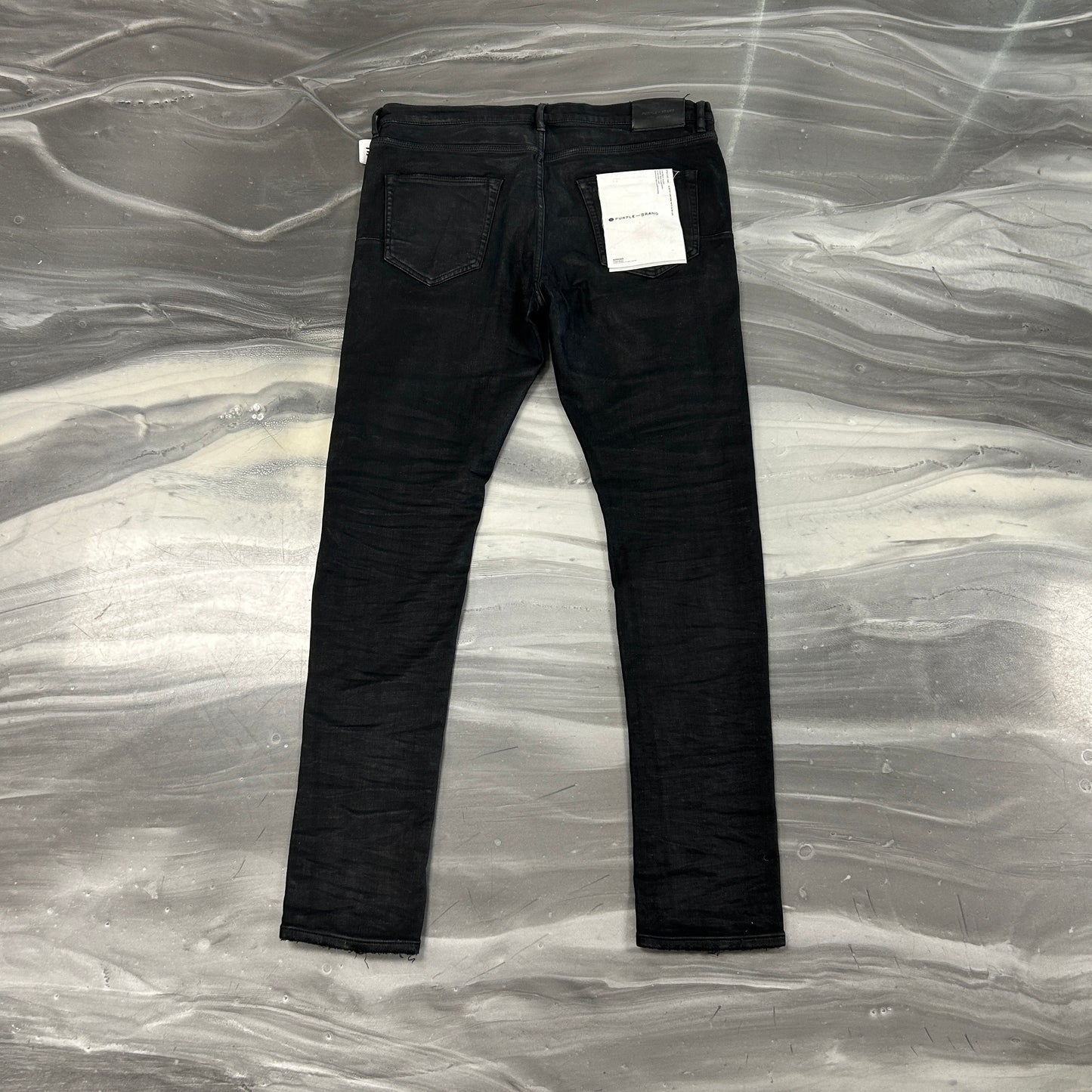 Purple Brand P001 Wax Black Jeans