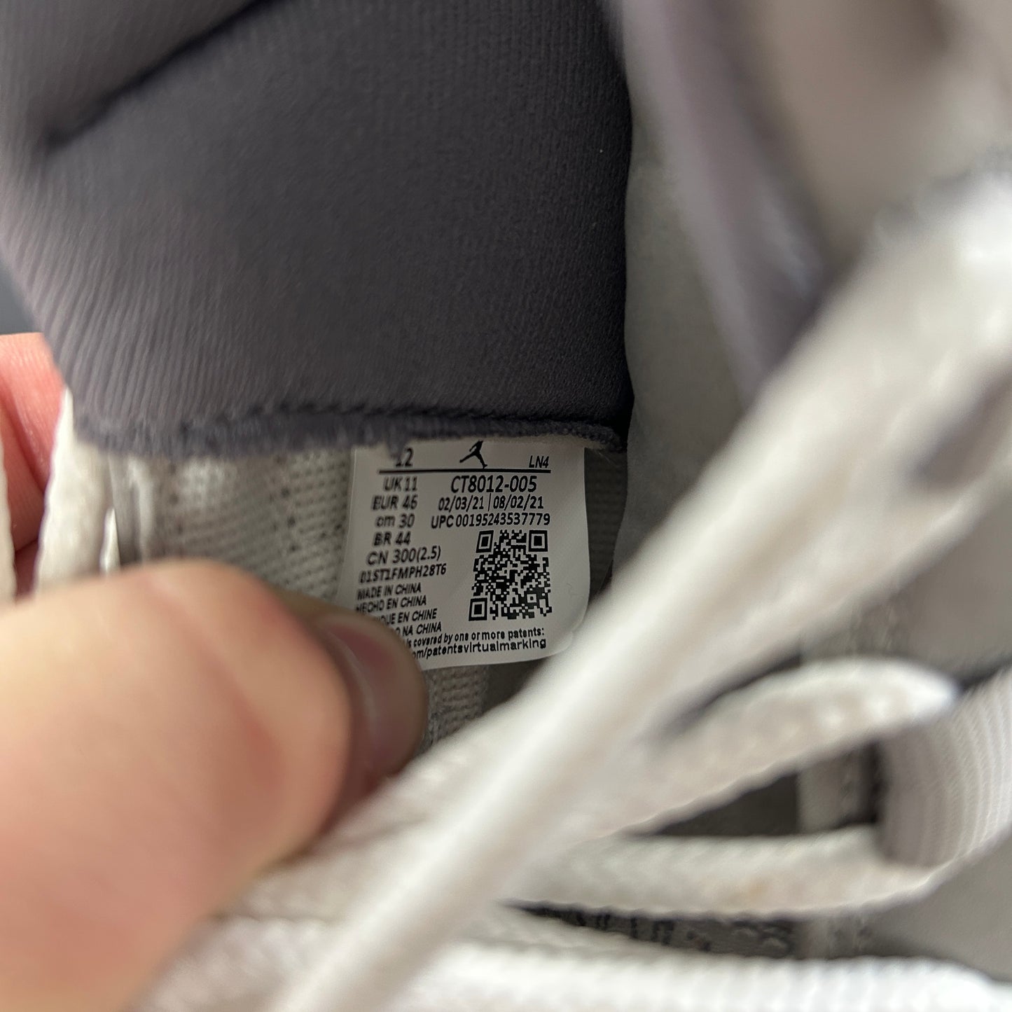 Air Jordan 11 Retro Cool Grey 2021 (Used)