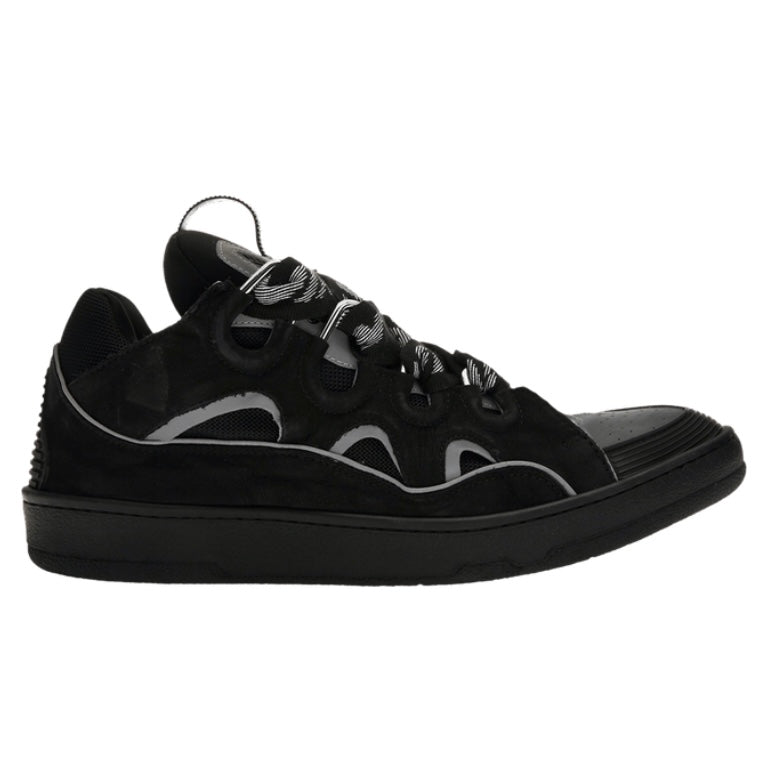 Lanvin Curb Sneakers 'Black Grey' (USED)
