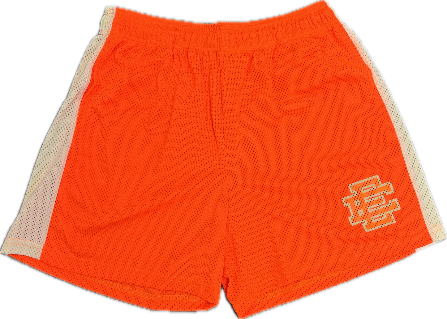 Eric Emanuel pantalones cortos con panel naranja/naranja crema
