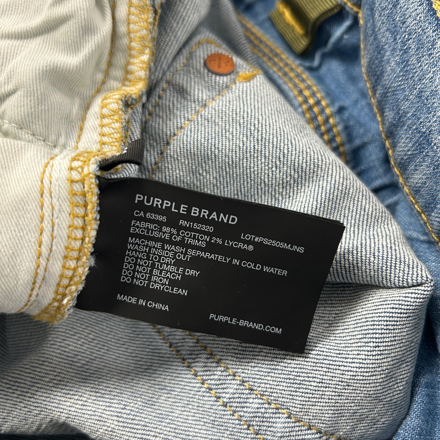 Purple Brand Jeans P002 Lightwash Jeans