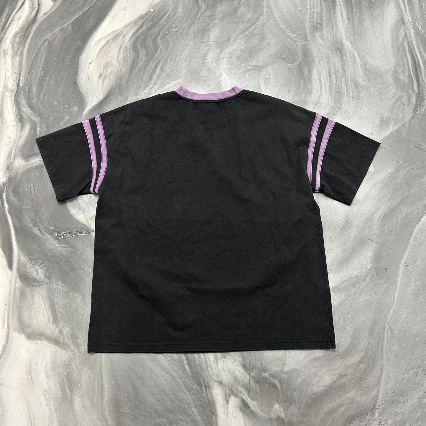 Vale Forever Purple Rays Bling Tee Black